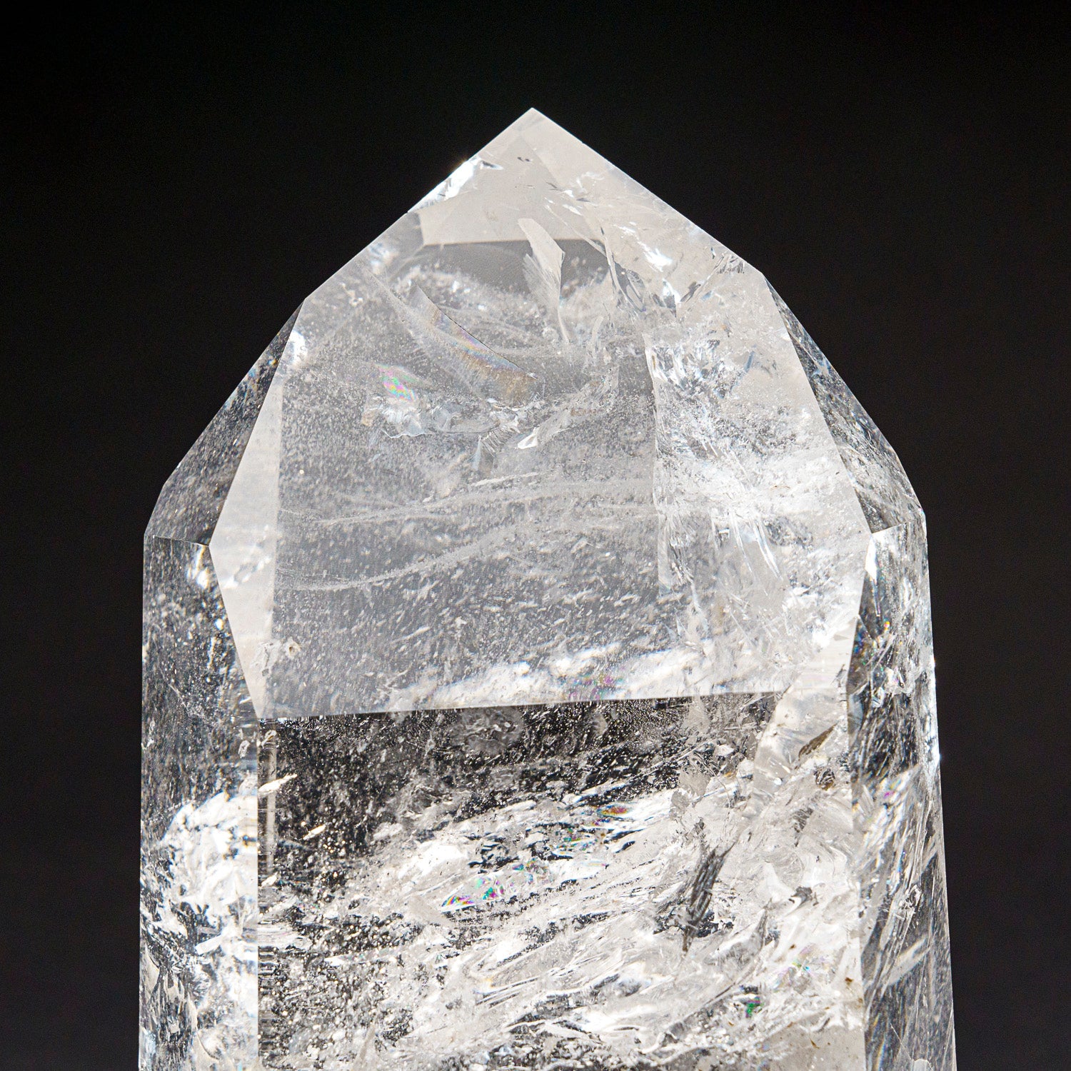 Genuine Polished Clear Quartz Point From Brazil (10 lbs)