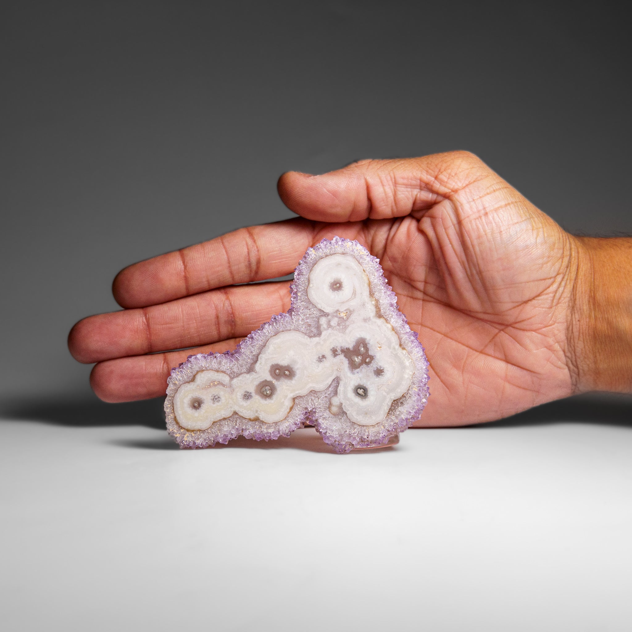 Amethyst Stalactite Slice from Uruguay (41 grams)