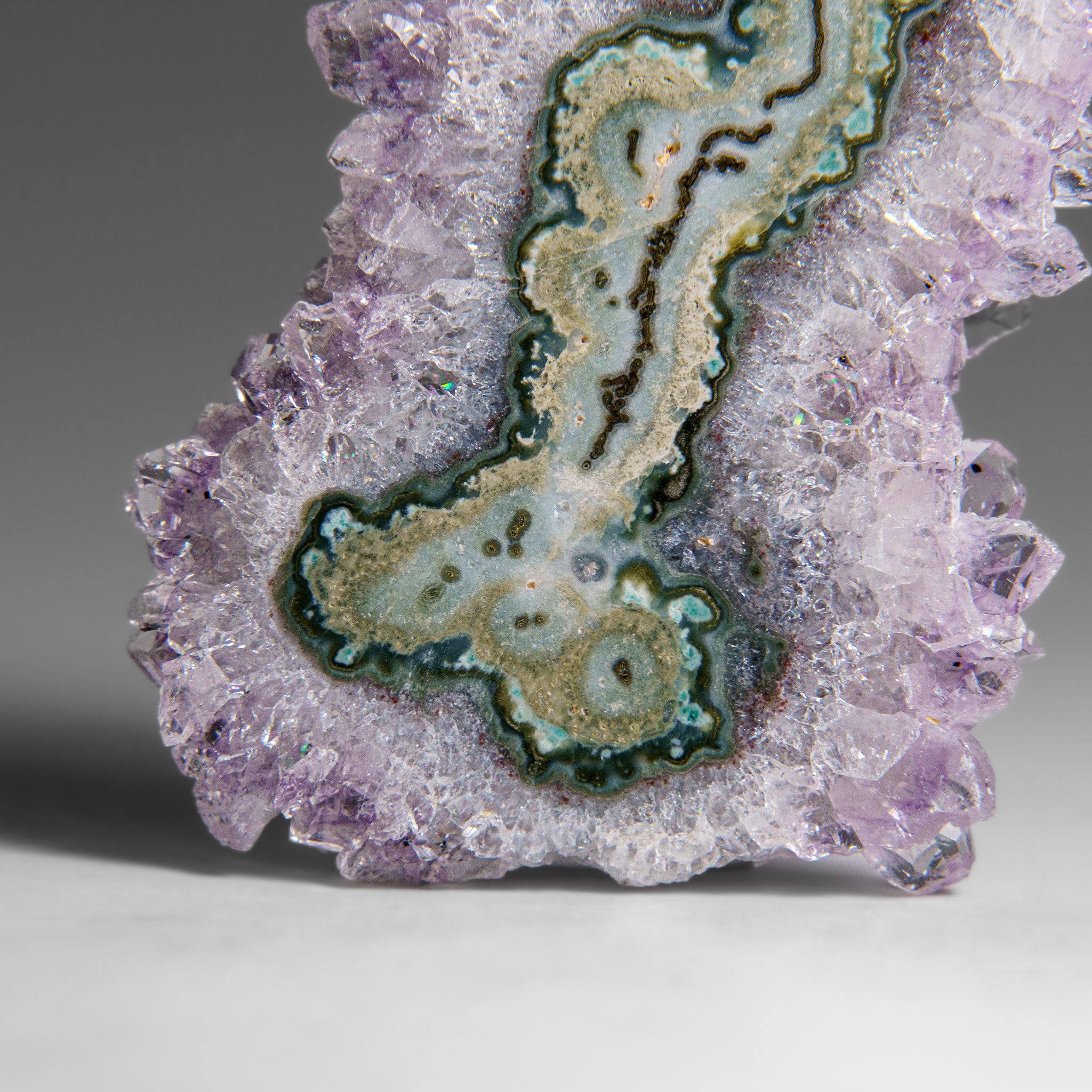 Amethyst Stalactite Slice from Uruguay (59 grams)