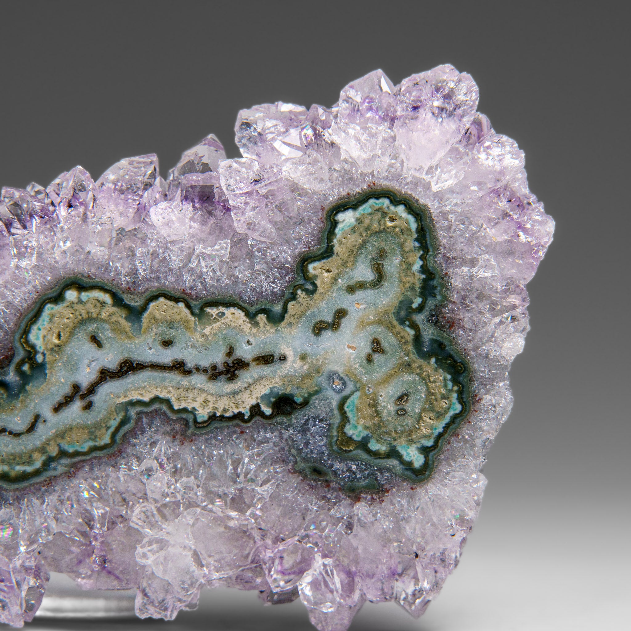 Amethyst Stalactite Slice from Uruguay (58 grams)