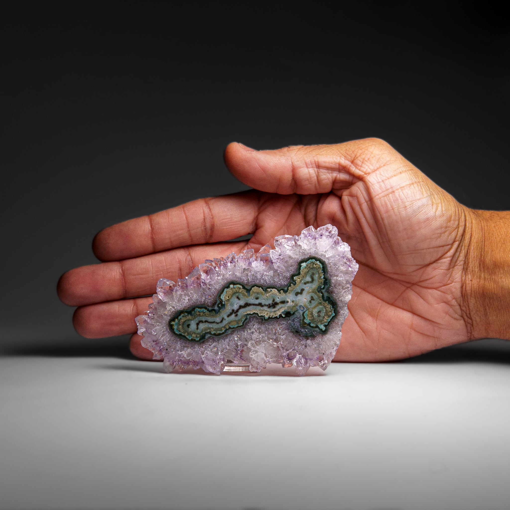 Amethyst Stalactite Slice from Uruguay (58 grams)