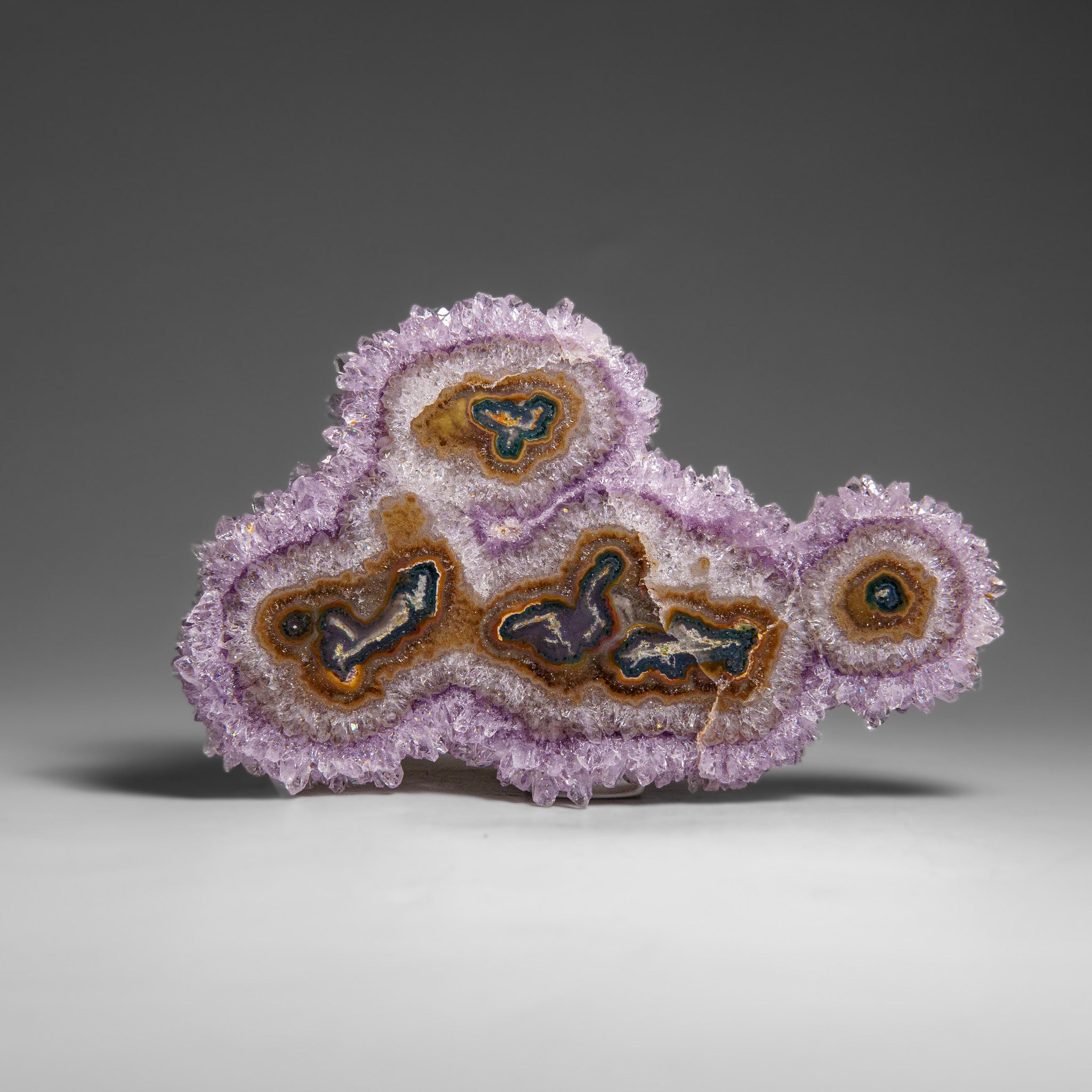 Amethyst Stalactite Slice from Uruguay (105 grams)