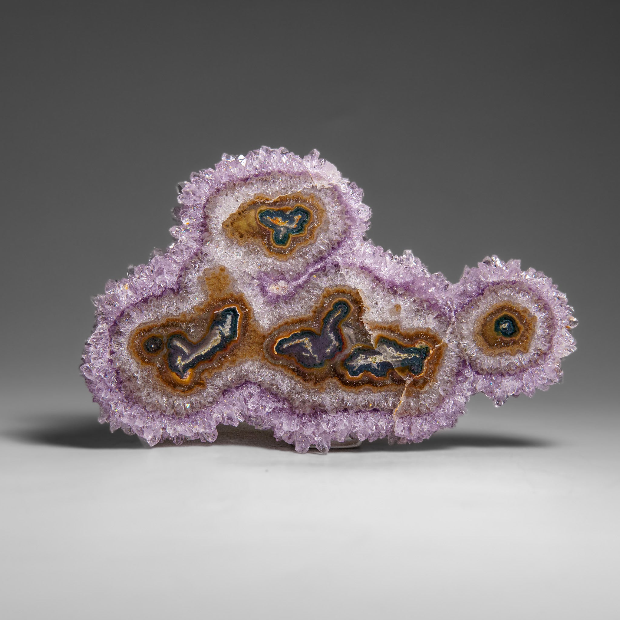 Amethyst Stalactite Slice from Uruguay (105 grams)