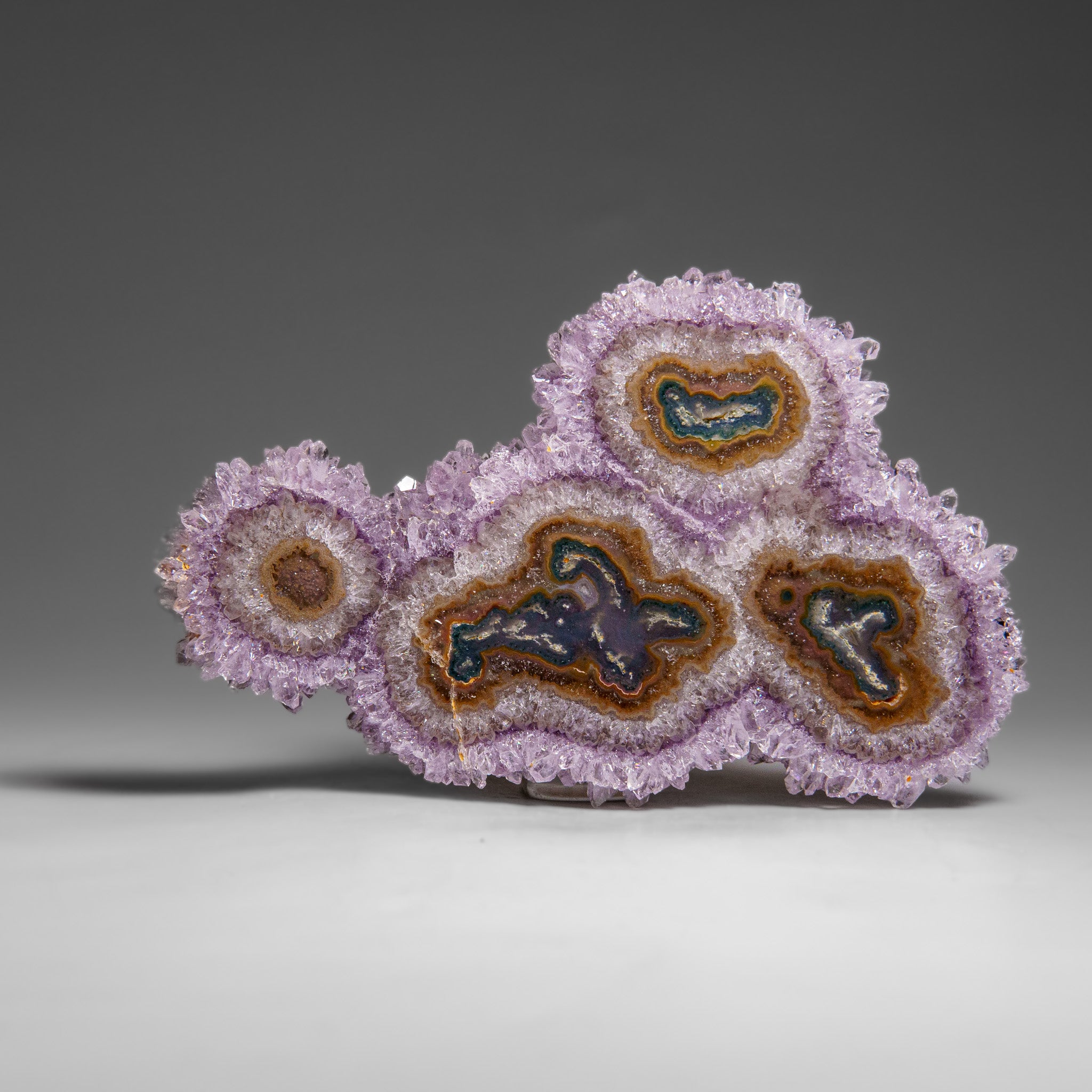 Amethyst Stalactite Slice from Uruguay (105 grams)