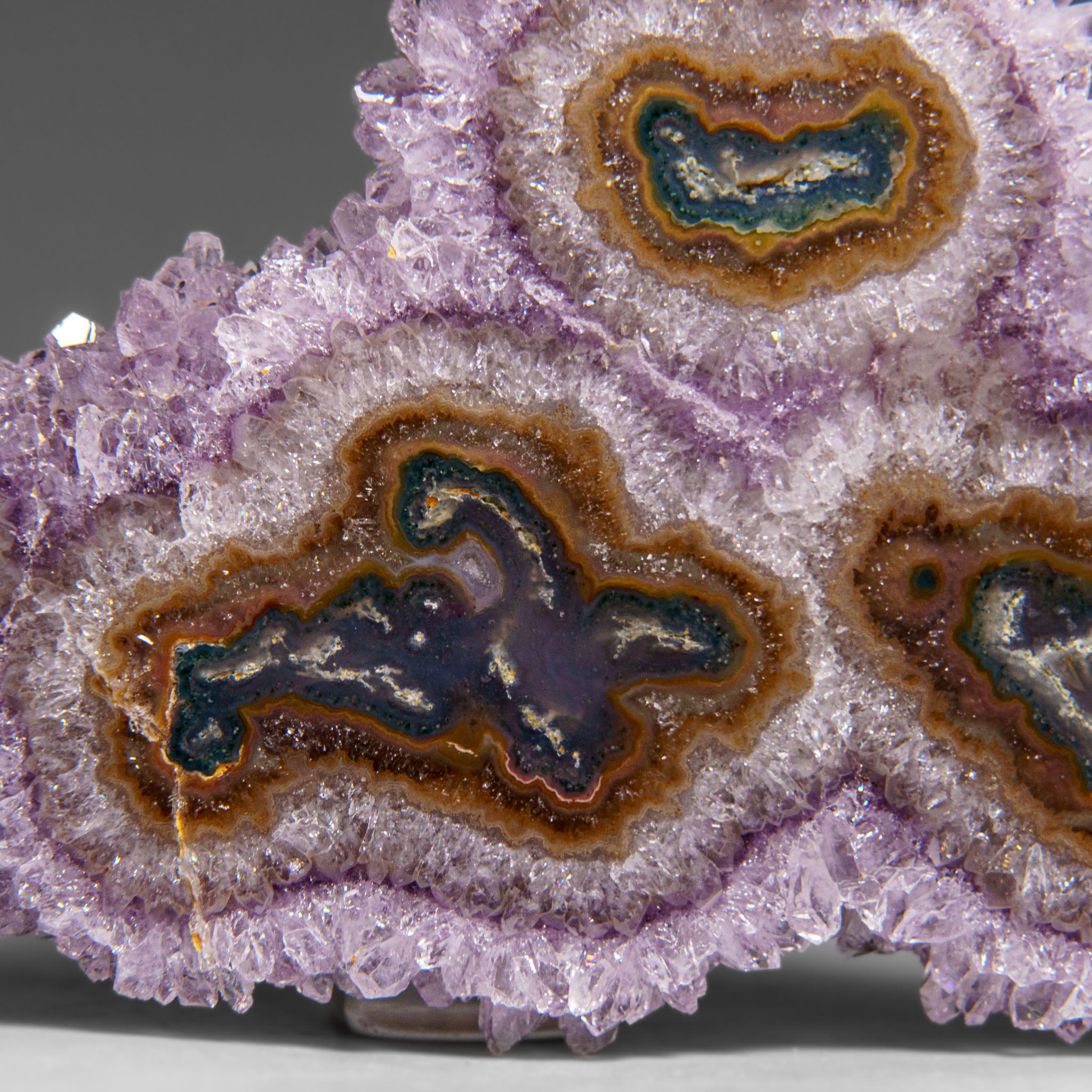 Amethyst Stalactite Slice from Uruguay (105 grams)
