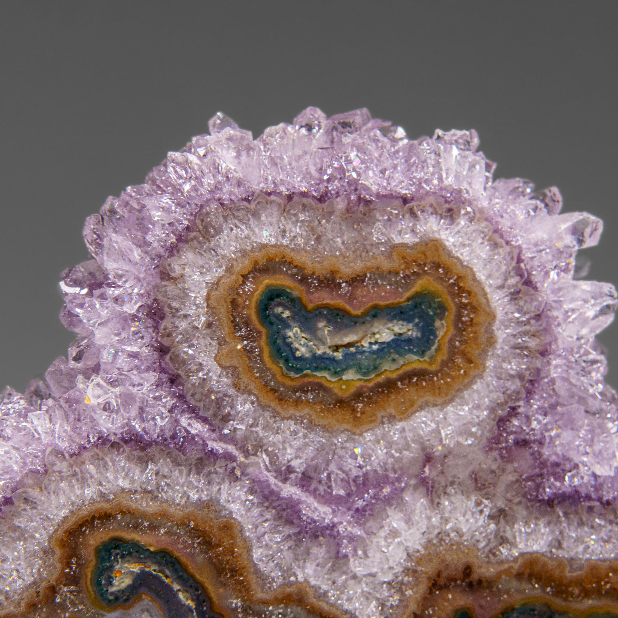 Amethyst Stalactite Slice from Uruguay (105 grams)
