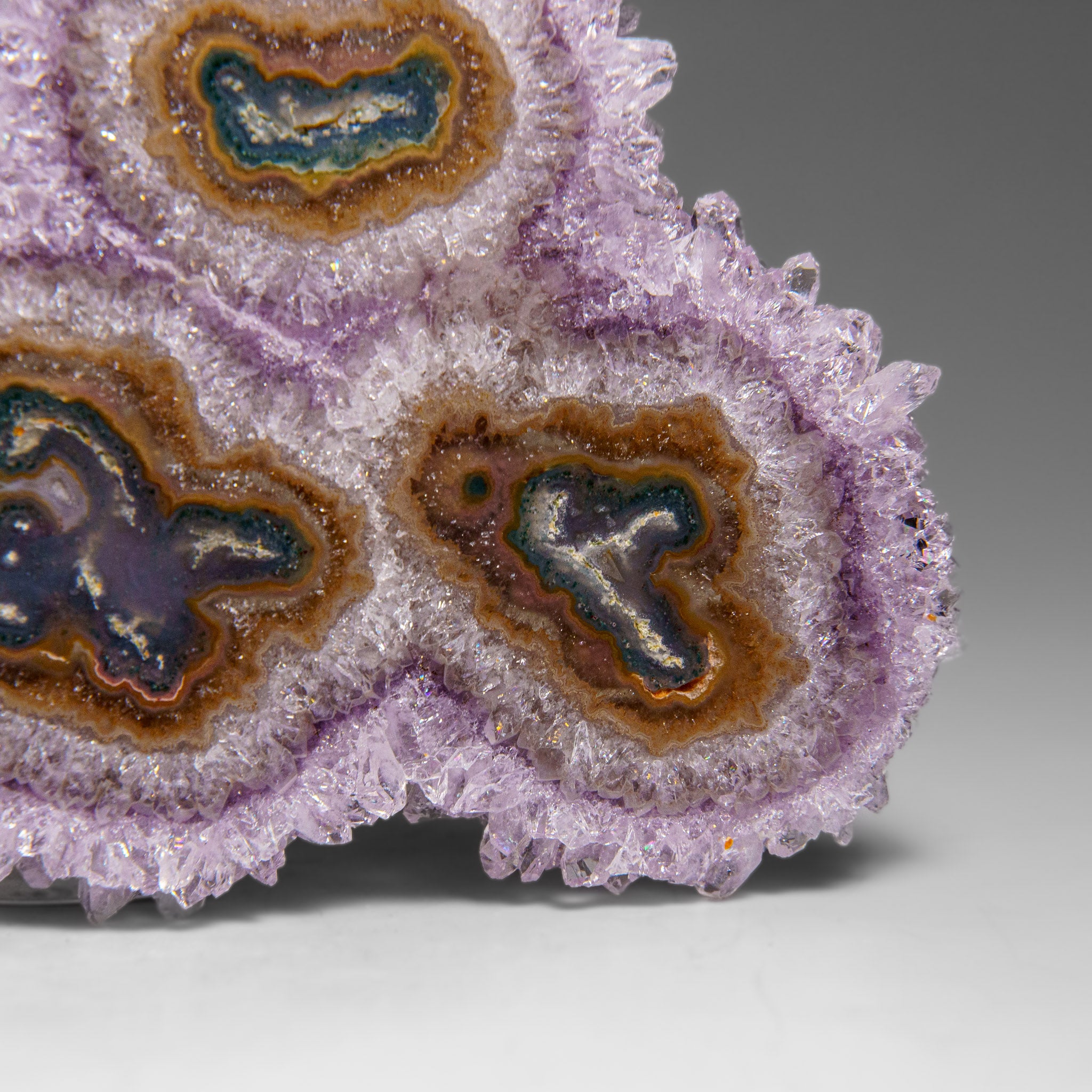 Amethyst Stalactite Slice from Uruguay (105 grams)