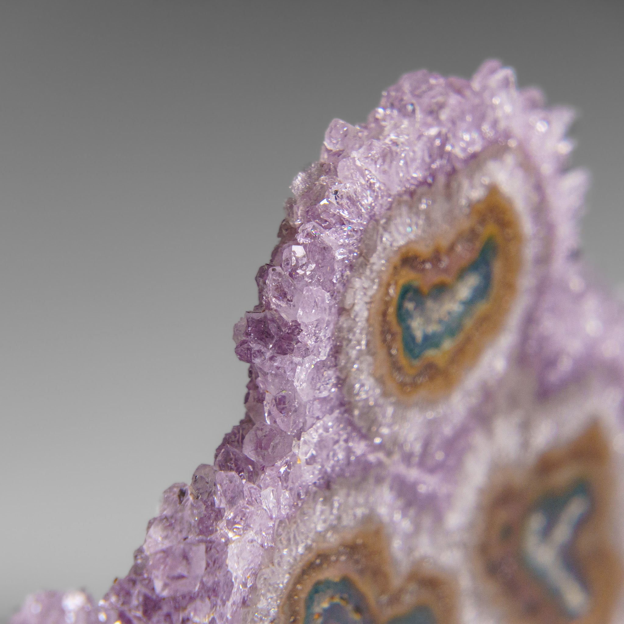 Amethyst Stalactite Slice from Uruguay (105 grams)
