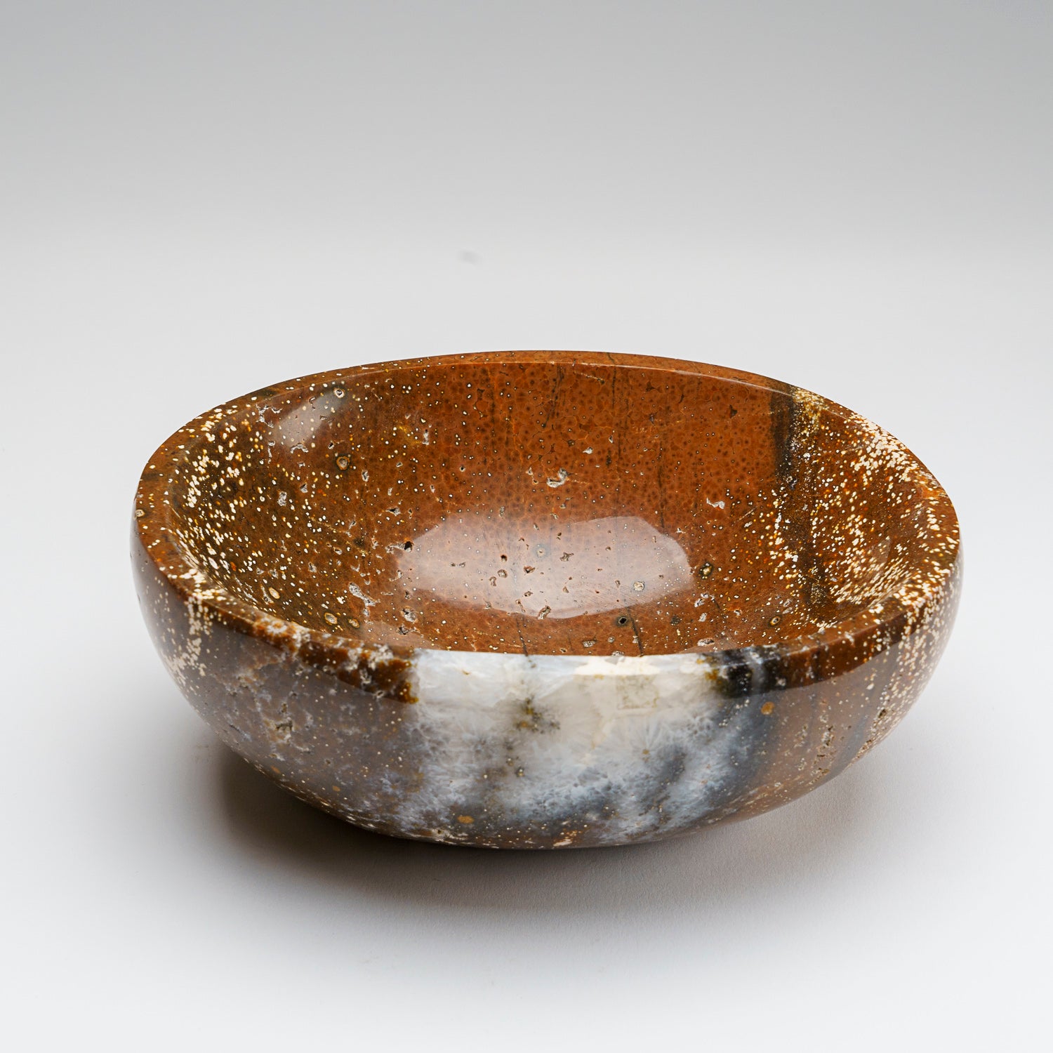 Genuine Polished Ocean Jasper Bowl (4.5 lbs)