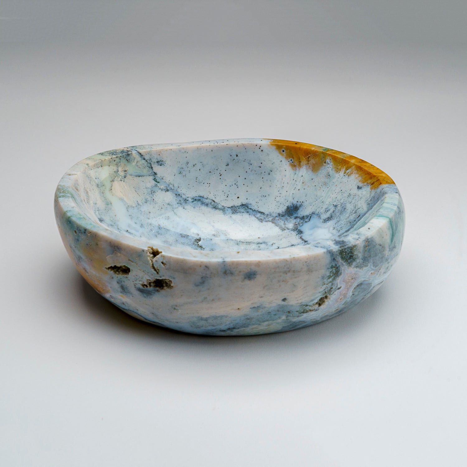 Genuine Polished Ocean Jasper Bowl (4.3 lbs)