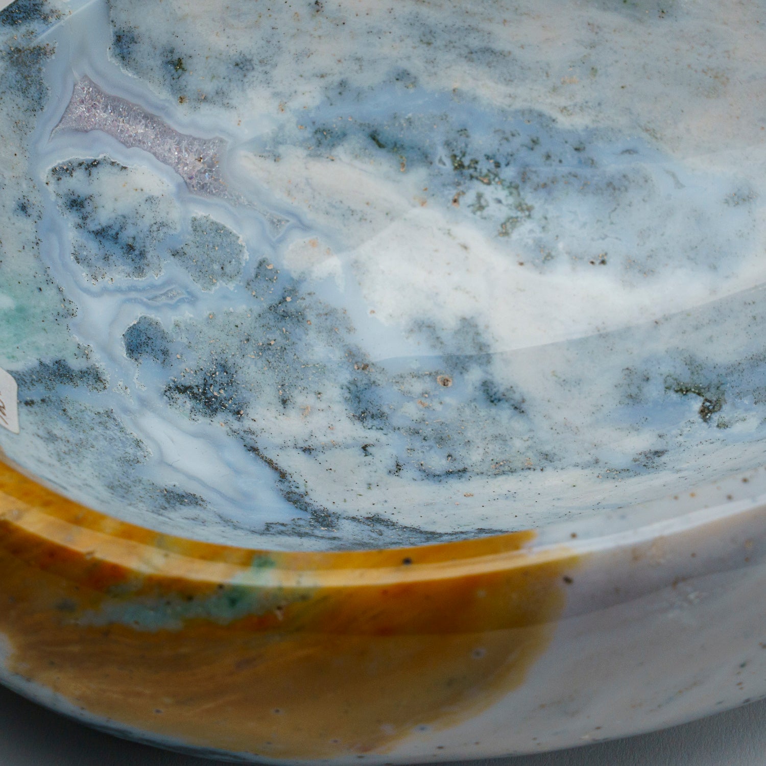 Genuine Polished Ocean Jasper Bowl (4.3 lbs)