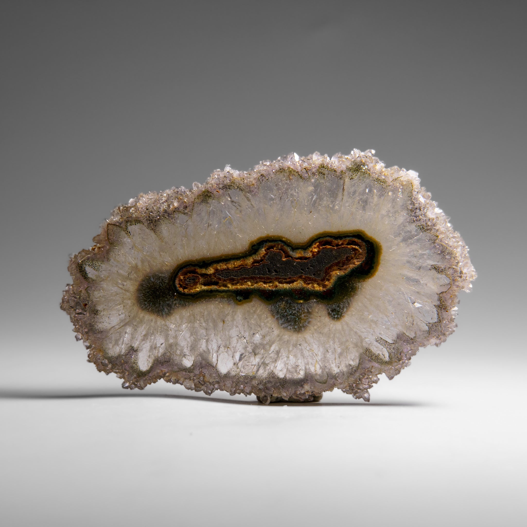 Quartz Stalactite Slice from Uruguay (122 grams)