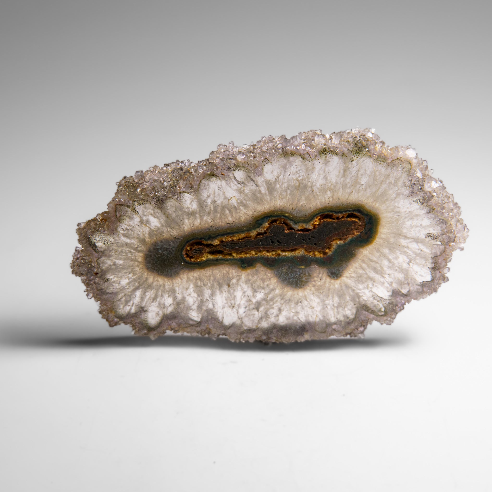 Quartz Stalactite Slice from Uruguay (122 grams)