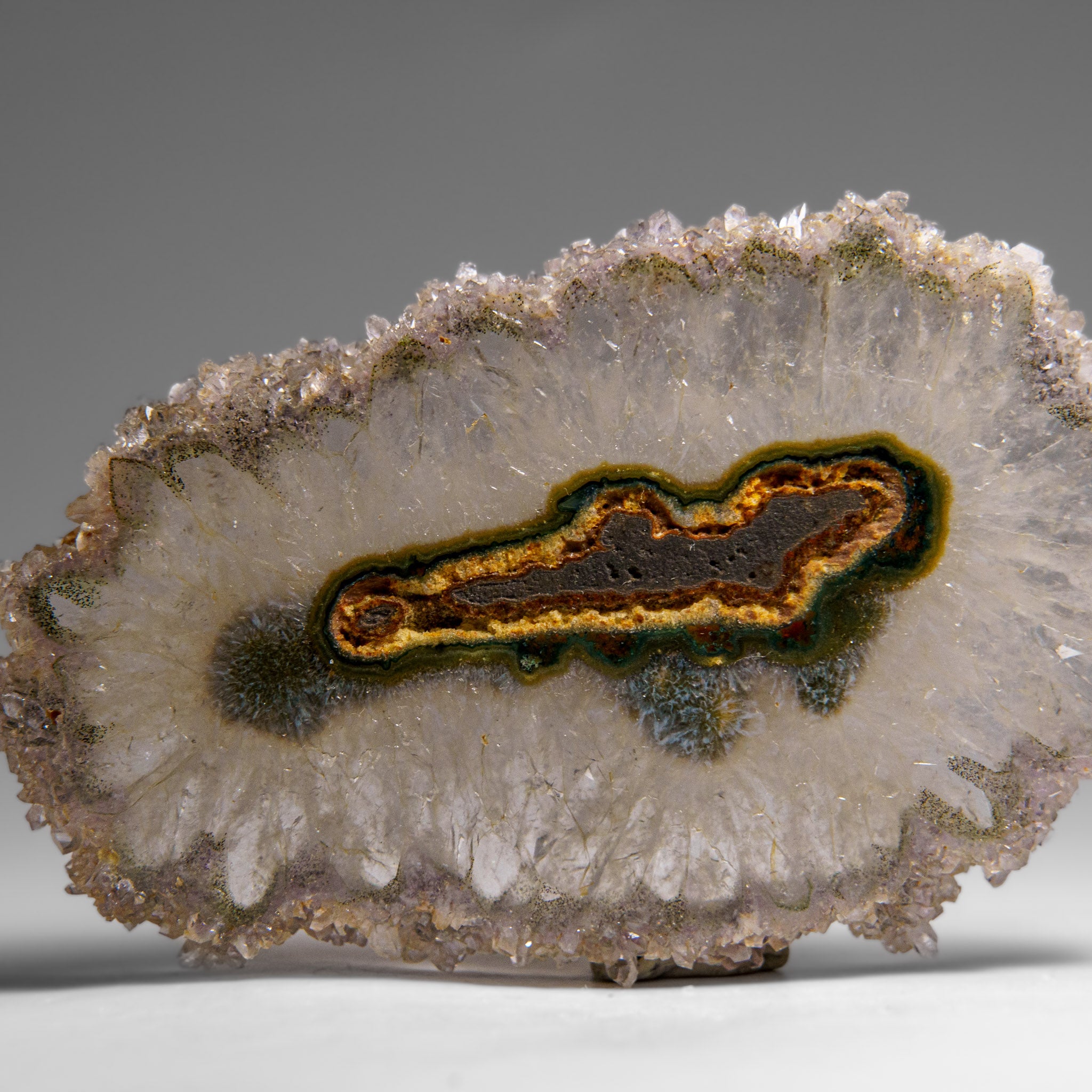 Quartz Stalactite Slice from Uruguay (122 grams)