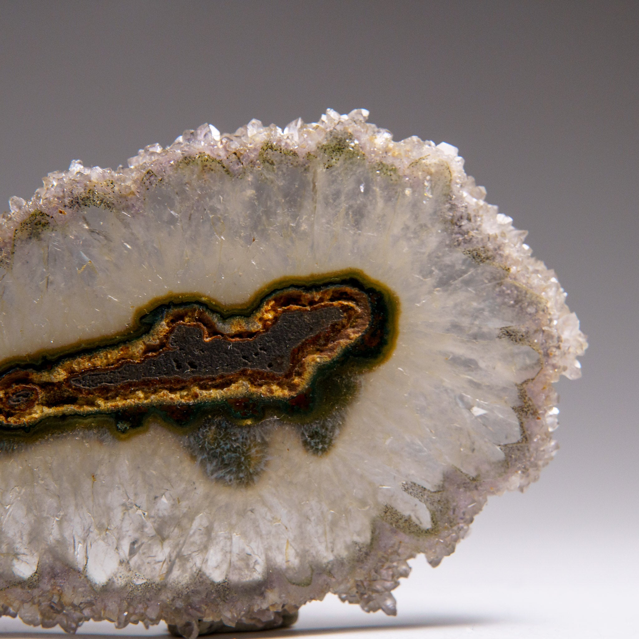 Quartz Stalactite Slice from Uruguay (122 grams)