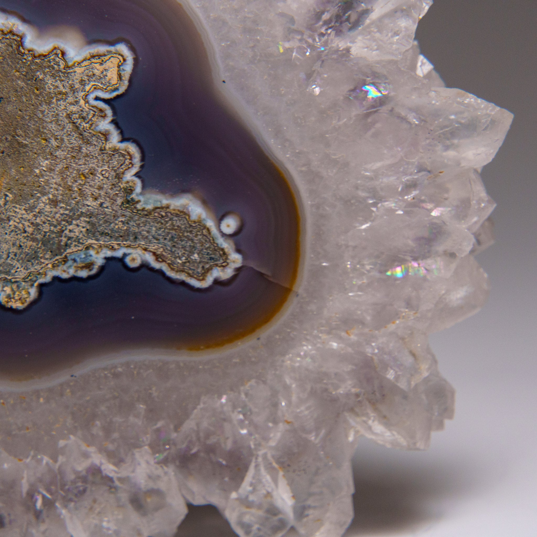 Quartz Stalactite Slice from Uruguay (351 grams)