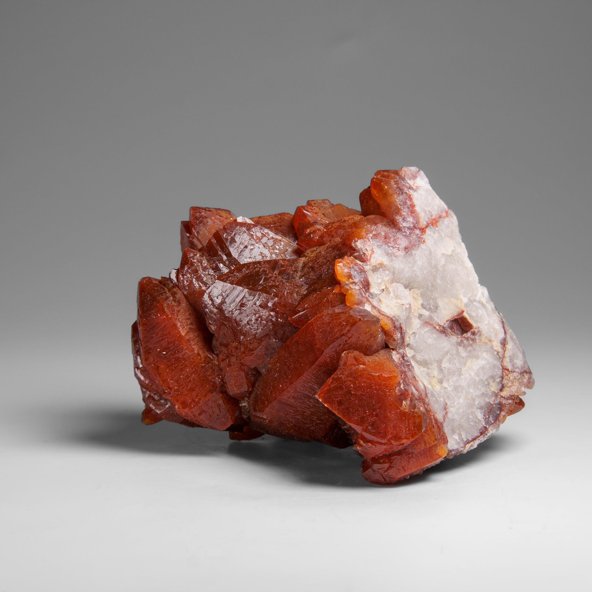 Red Quartz Hematite crystal cluster From Morocco (1.3 lbs)
