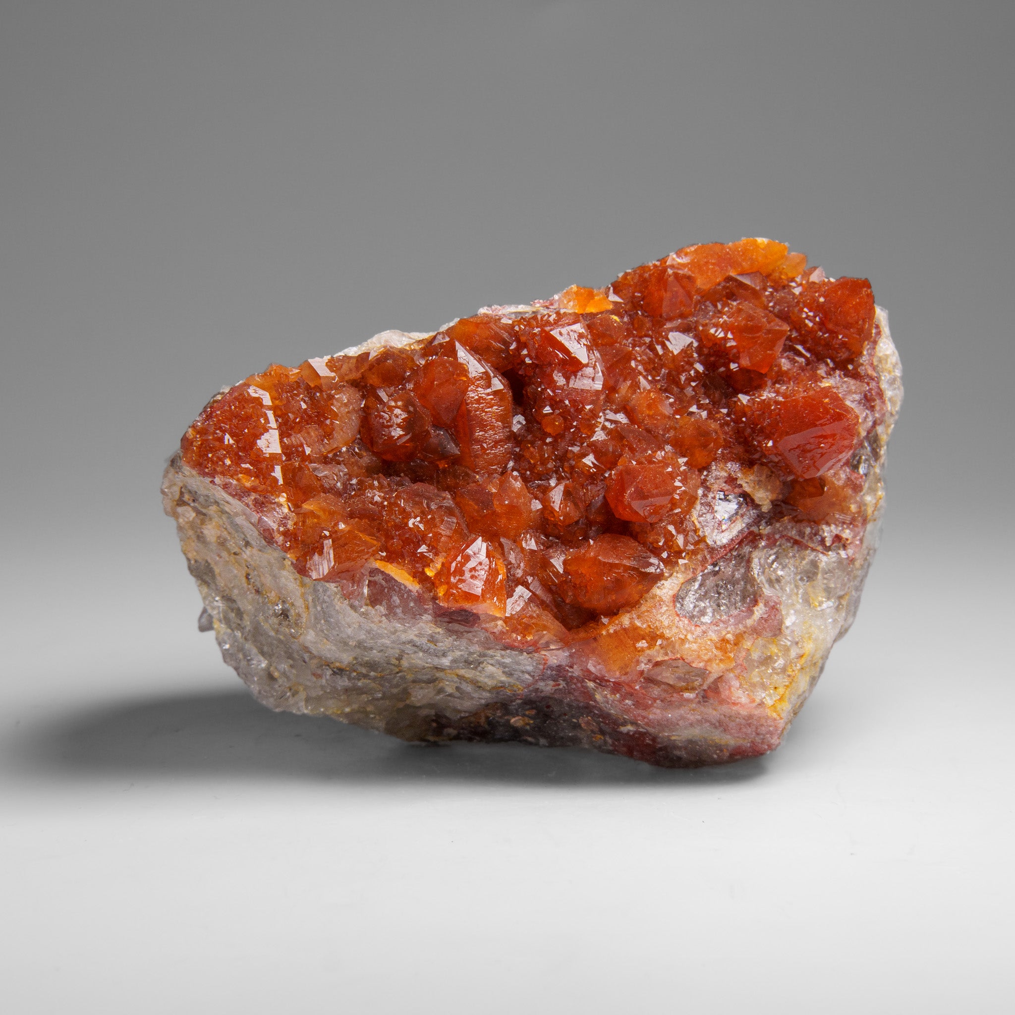 Red Quartz Hematite crystal cluster From Morocco (1.6 lbs)