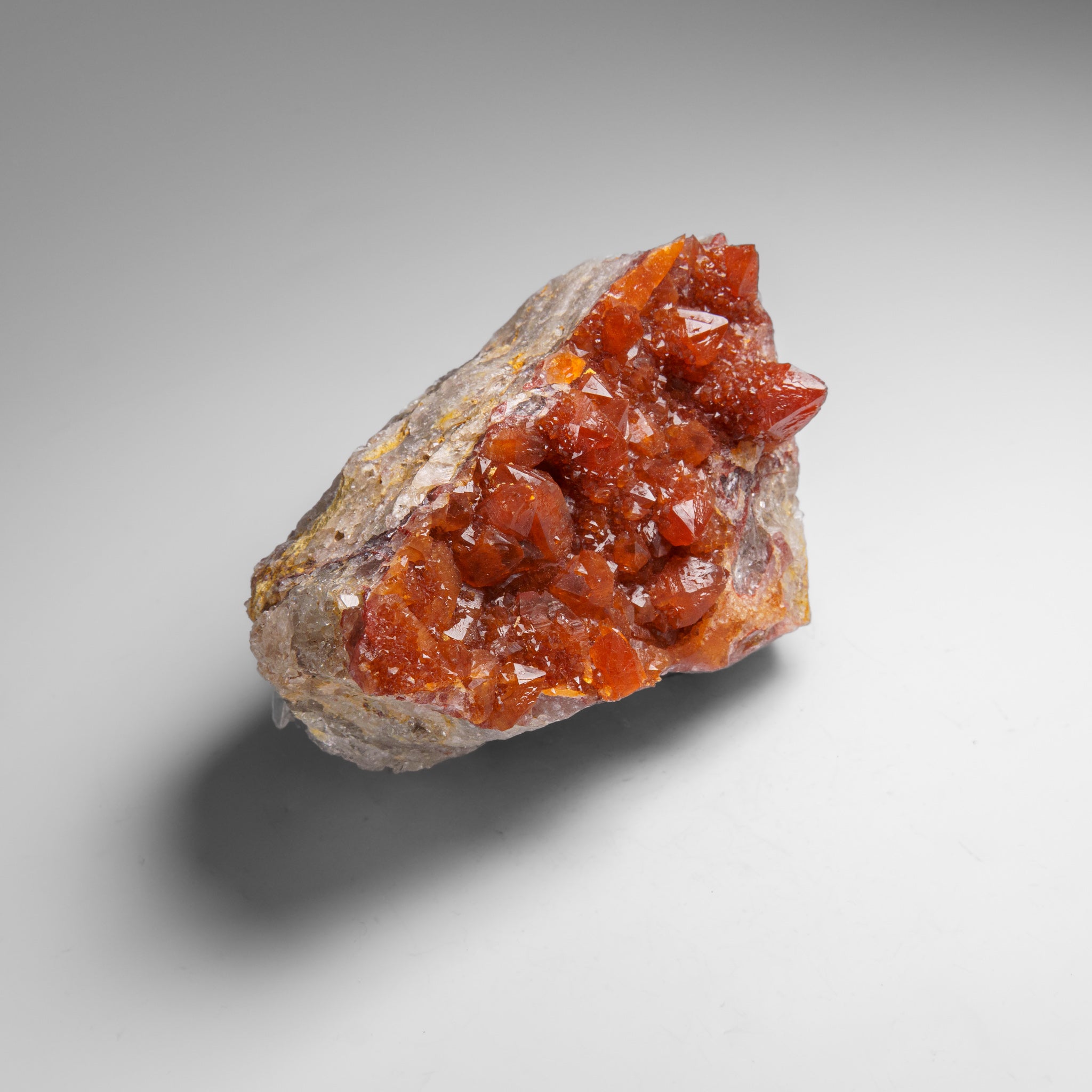 Red Quartz Hematite crystal cluster From Morocco (1.6 lbs)