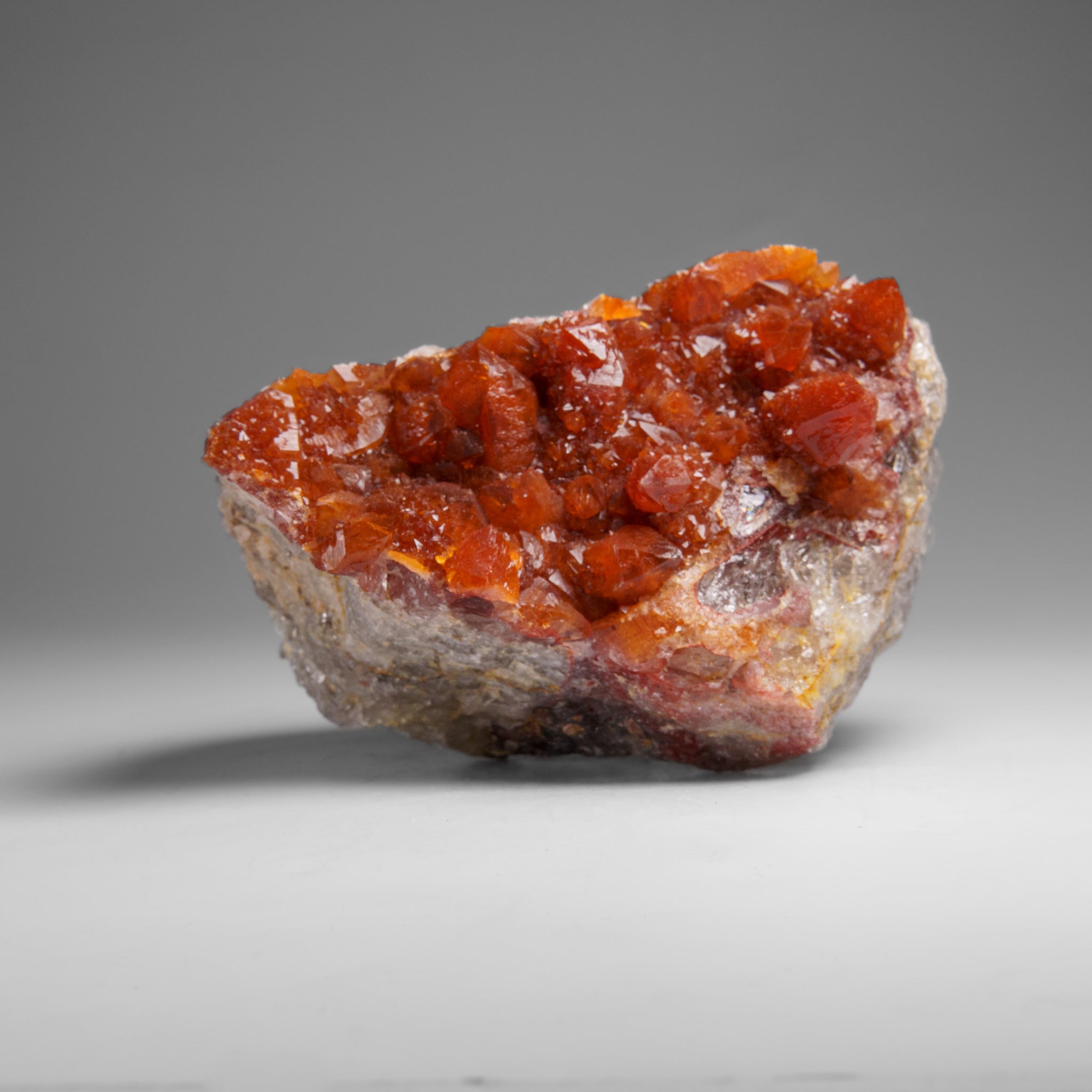 Red Quartz Hematite crystal cluster From Morocco (1.6 lbs)