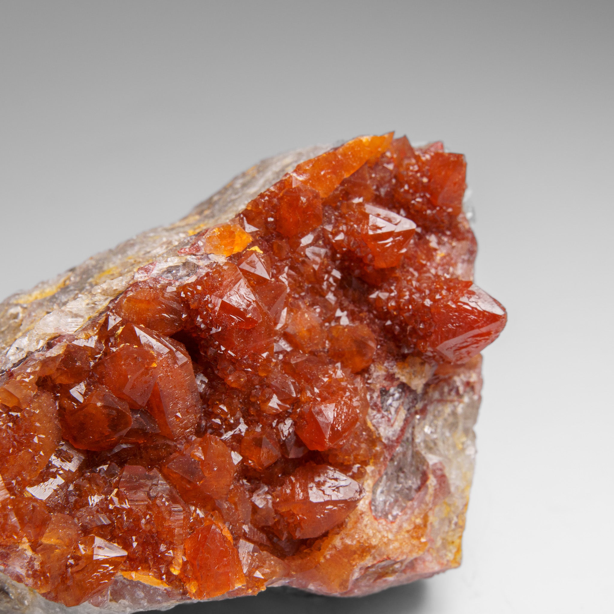 Red Quartz Hematite crystal cluster From Morocco (1.6 lbs)