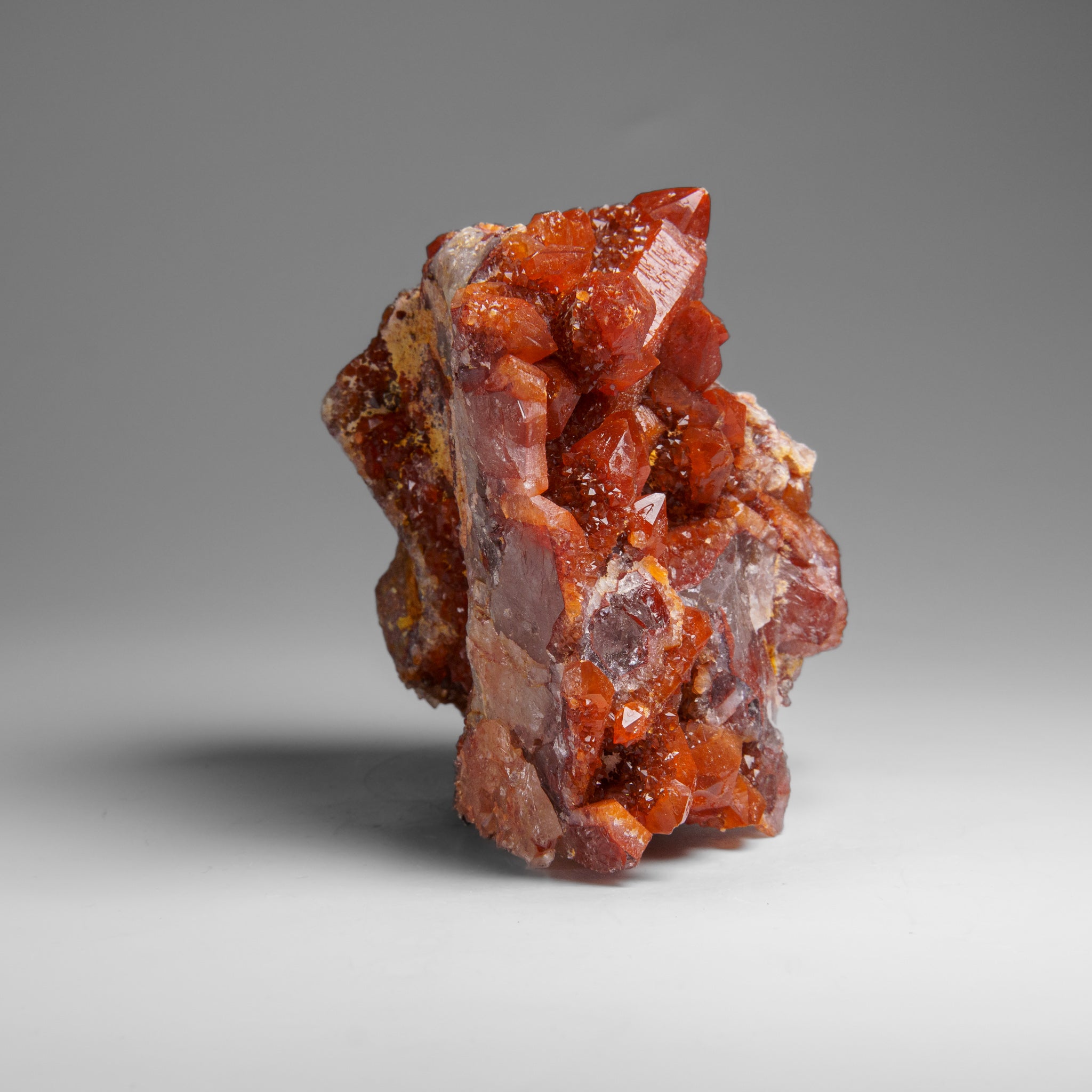 Red Quartz Hematite crystal cluster From Morocco (1.6 lbs)