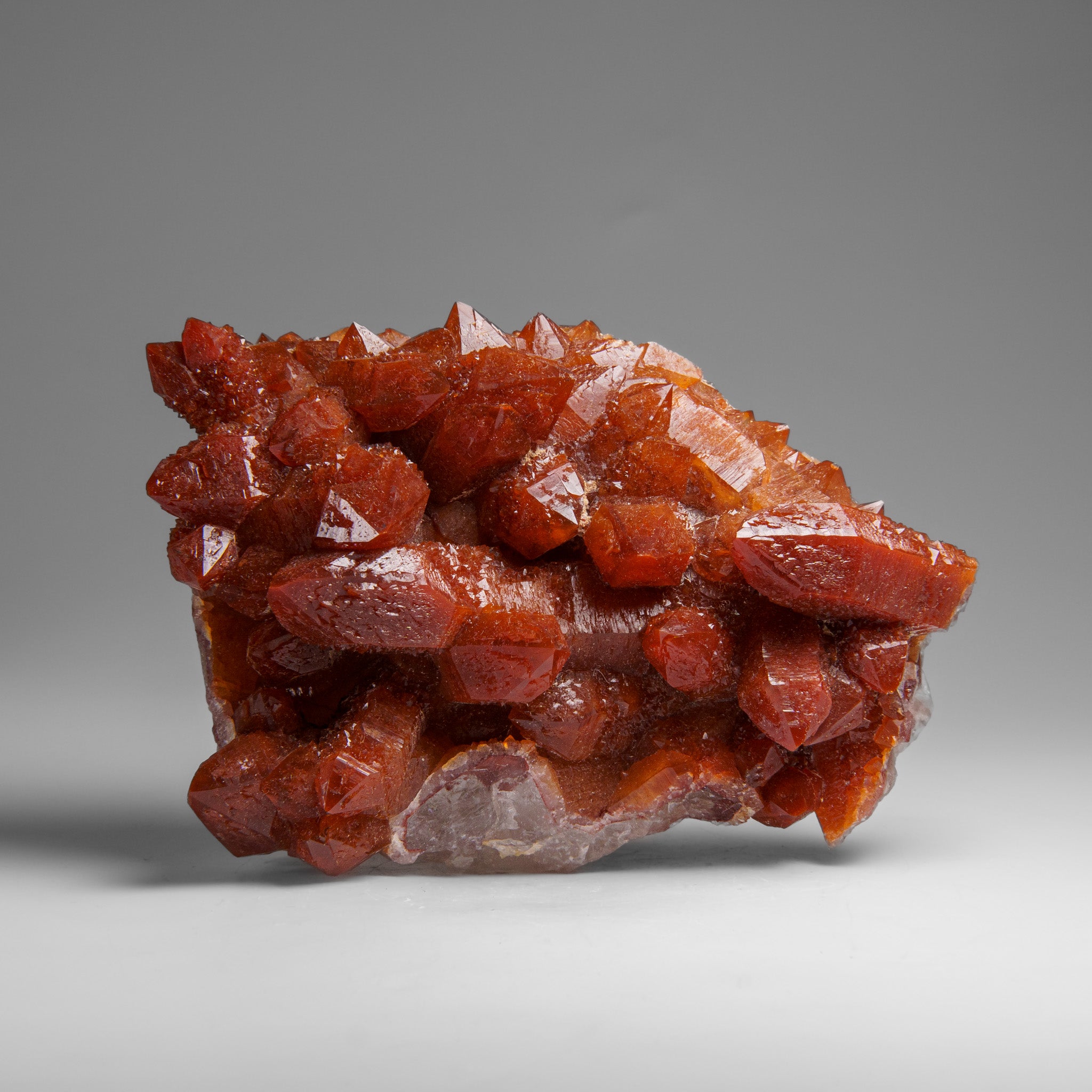 Red Quartz Hematite crystal cluster From Morocco (1.5 lbs)