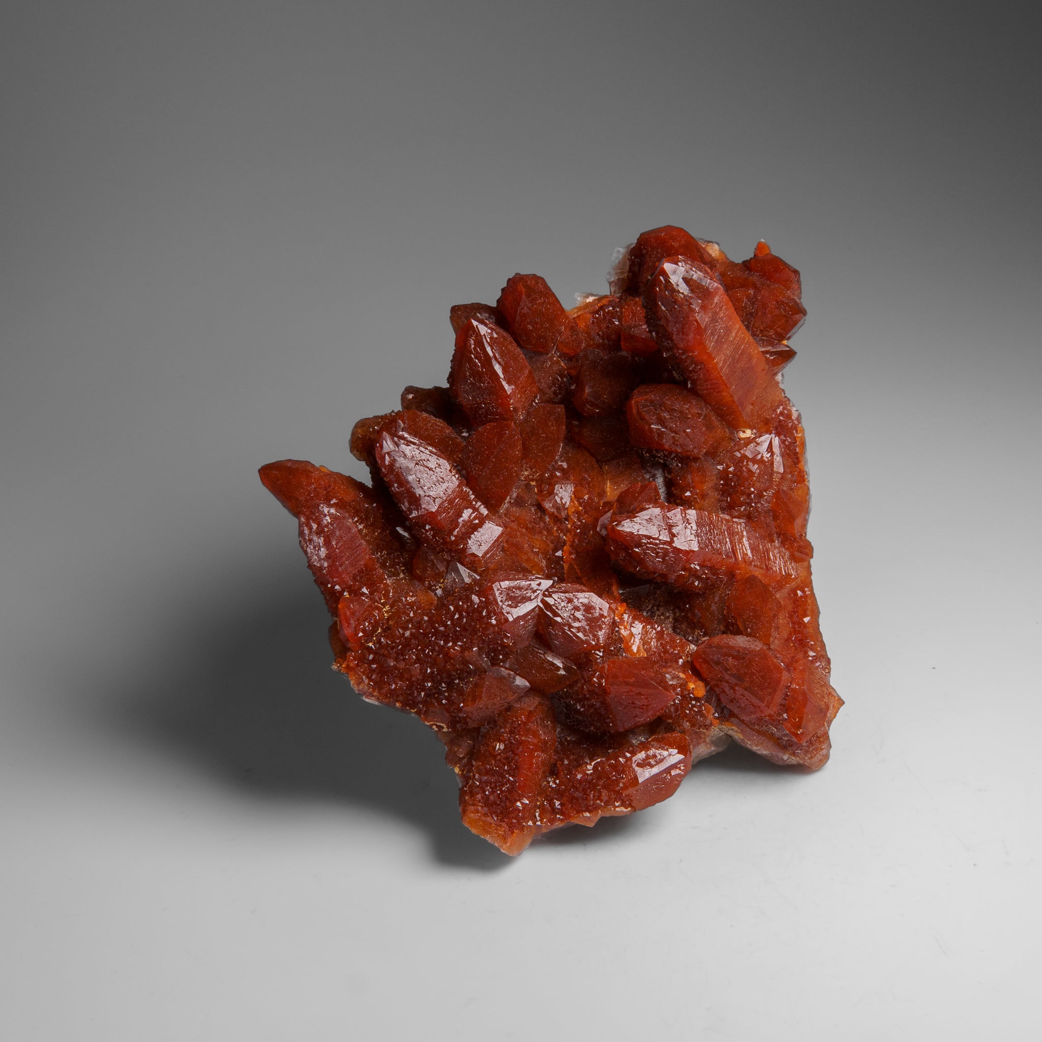 Red Quartz Hematite crystal cluster From Morocco (1.2 lbs)