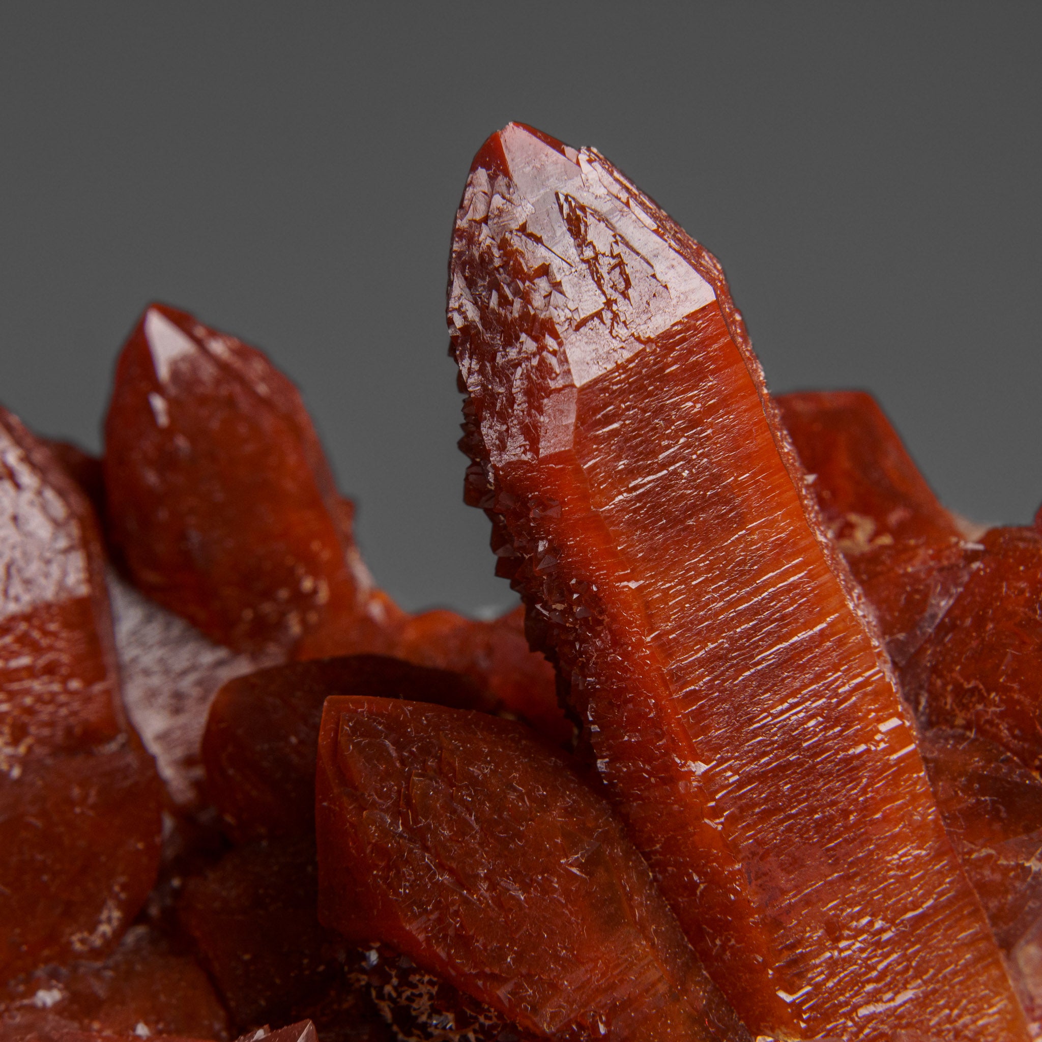 Red Quartz Hematite crystal cluster From Morocco (1.2 lbs)