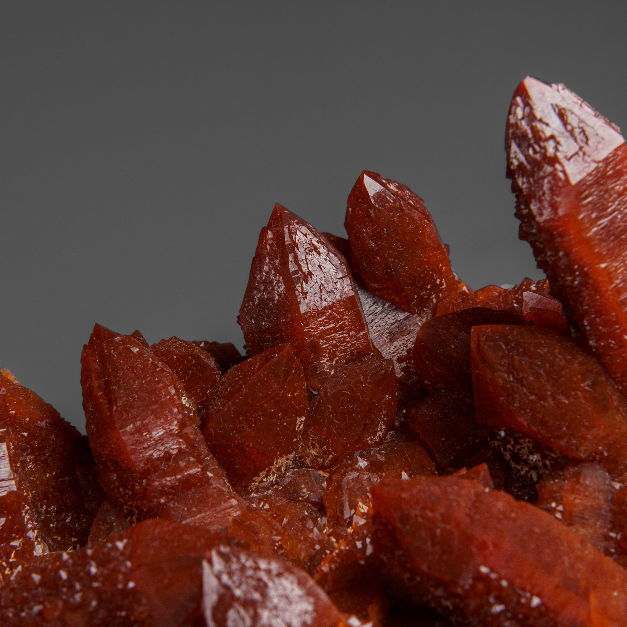 Red Quartz Hematite crystal cluster From Morocco (1.2 lbs)