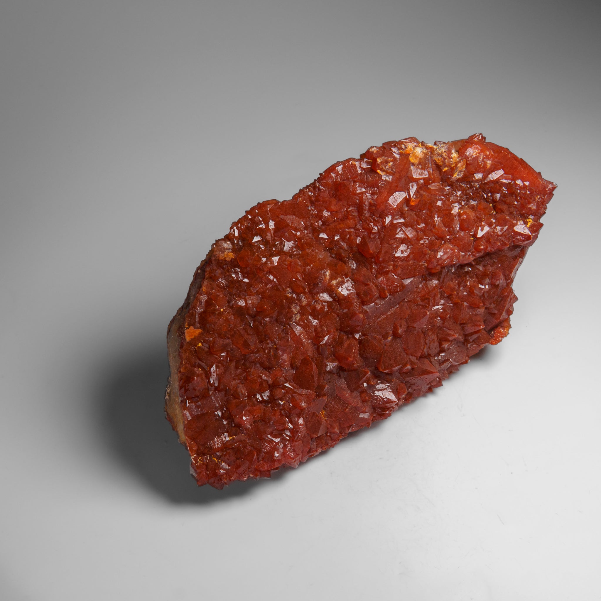 Red Quartz Hematite crystal cluster From Morocco (3.5 lbs)