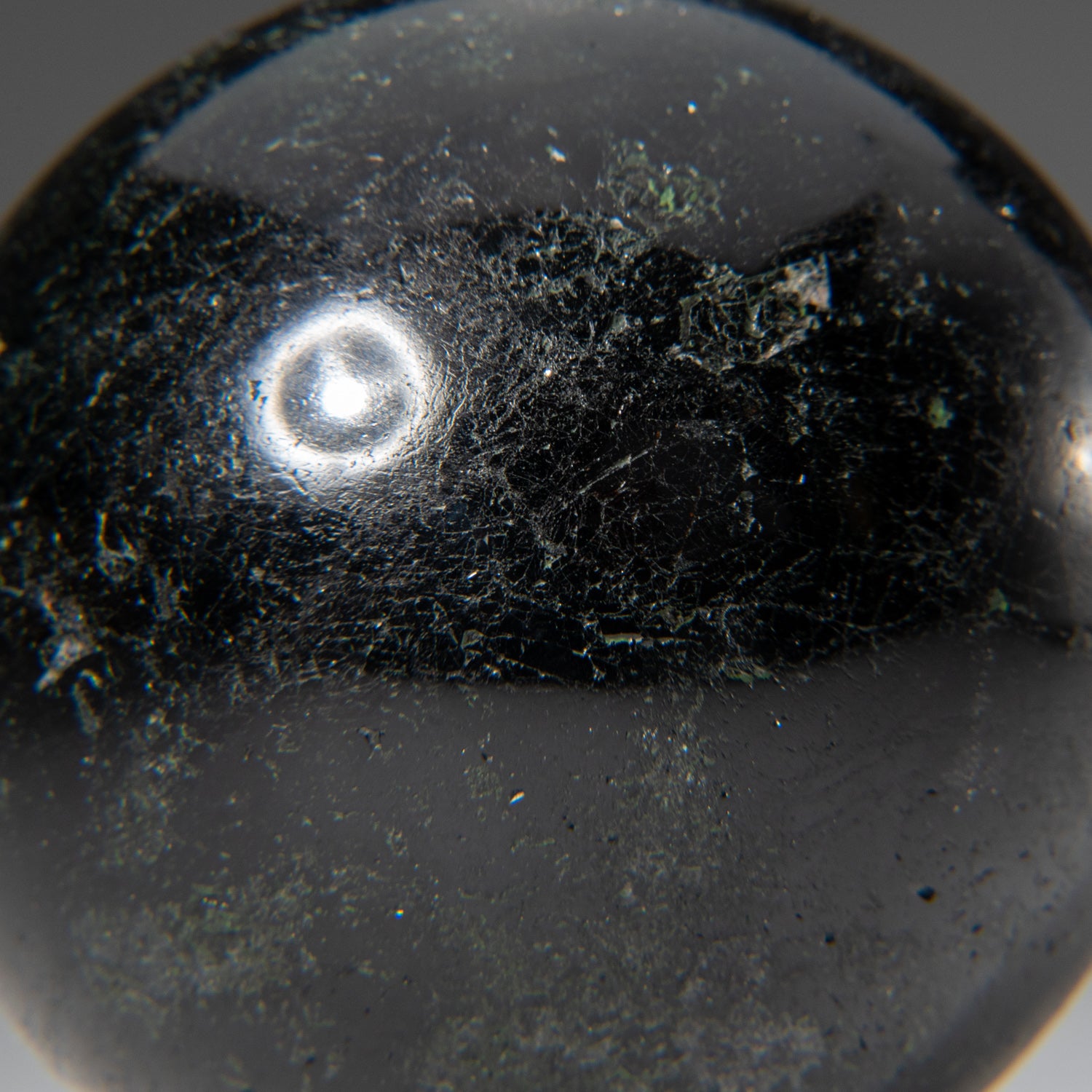 Genuine Polished Black Tourmaline (2") Sphere