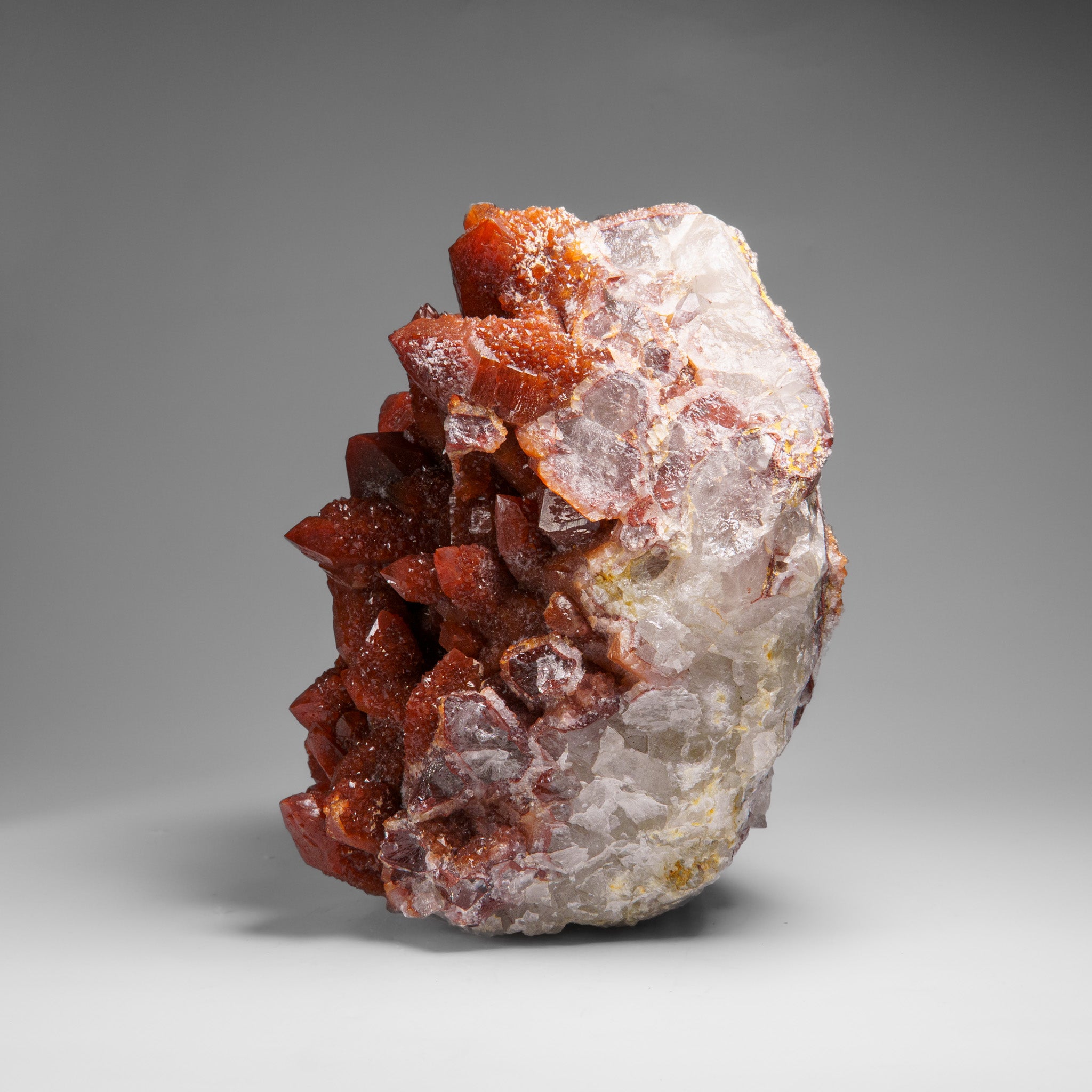 Red Quartz Hematite crystal cluster From Morocco (9.7 lbs)