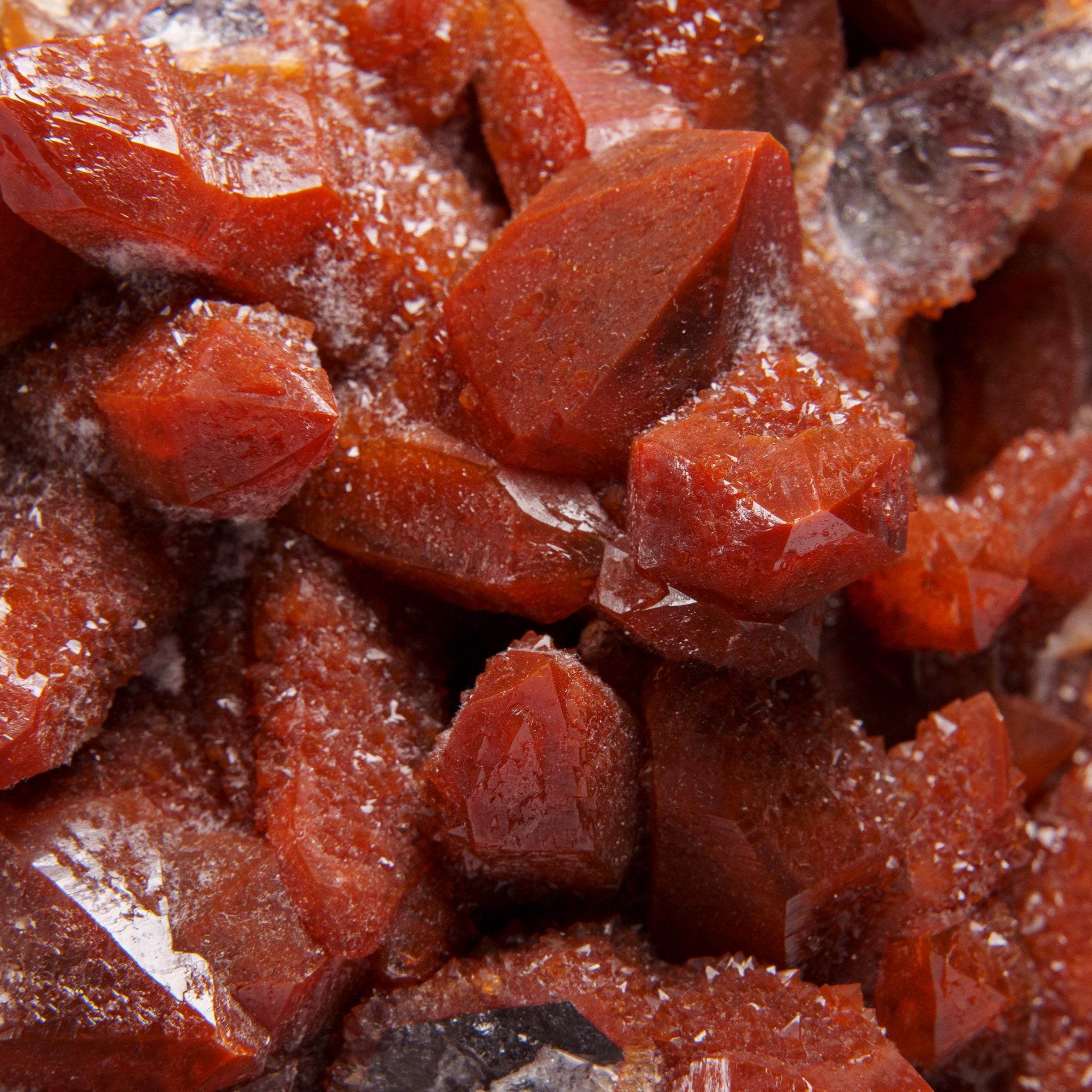 Red Quartz Hematite crystal cluster From Morocco (9.7 lbs)