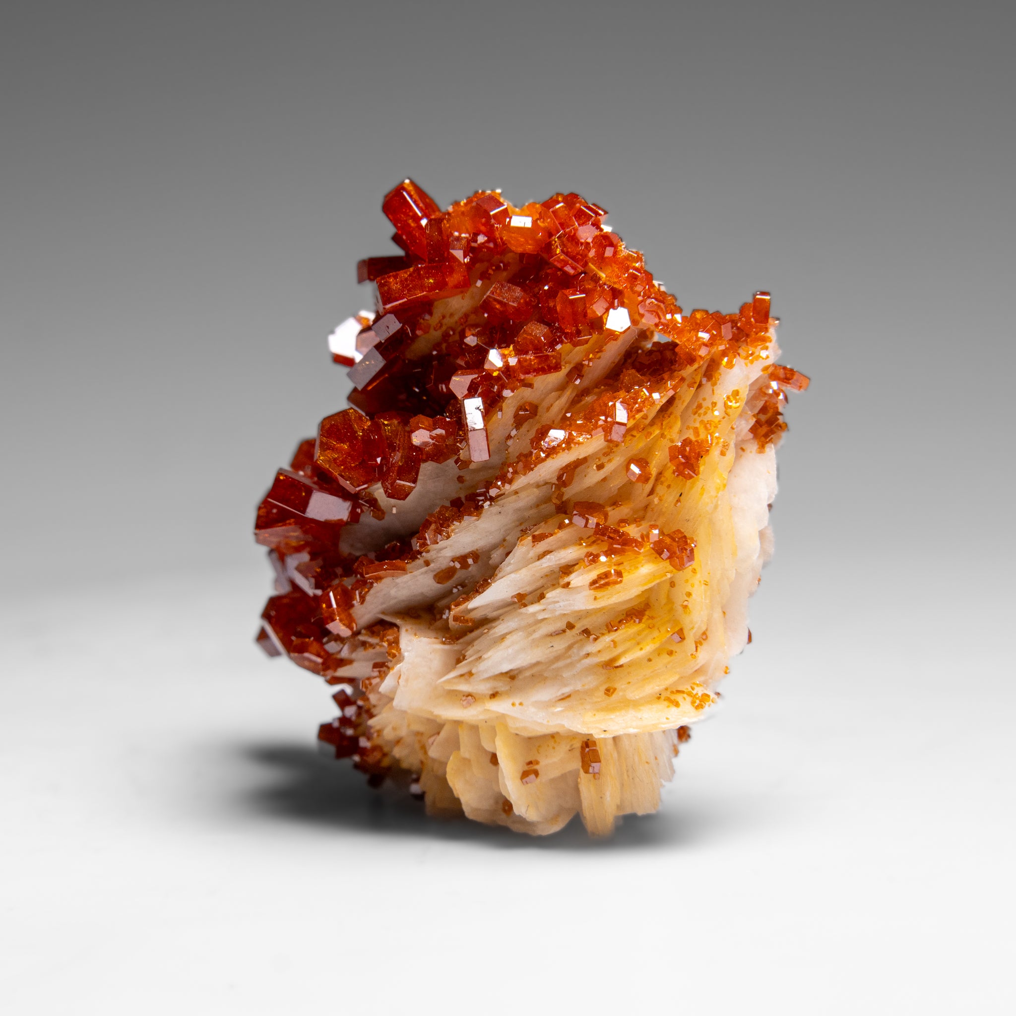 Vanadinite Crystal Cluster on Matrix from Morocco (87.3 grams)