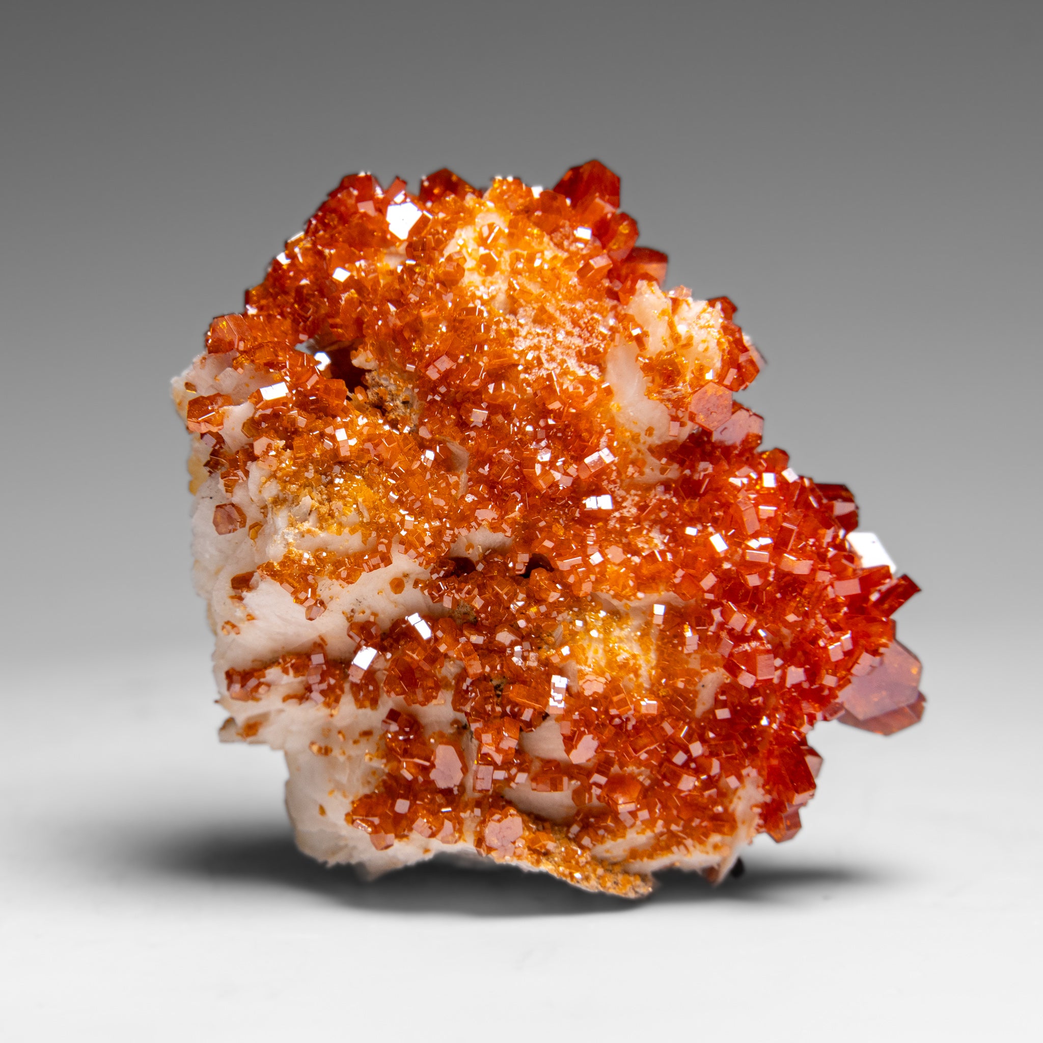 Vanadinite Crystal Cluster on Matrix from Morocco (87.3 grams)