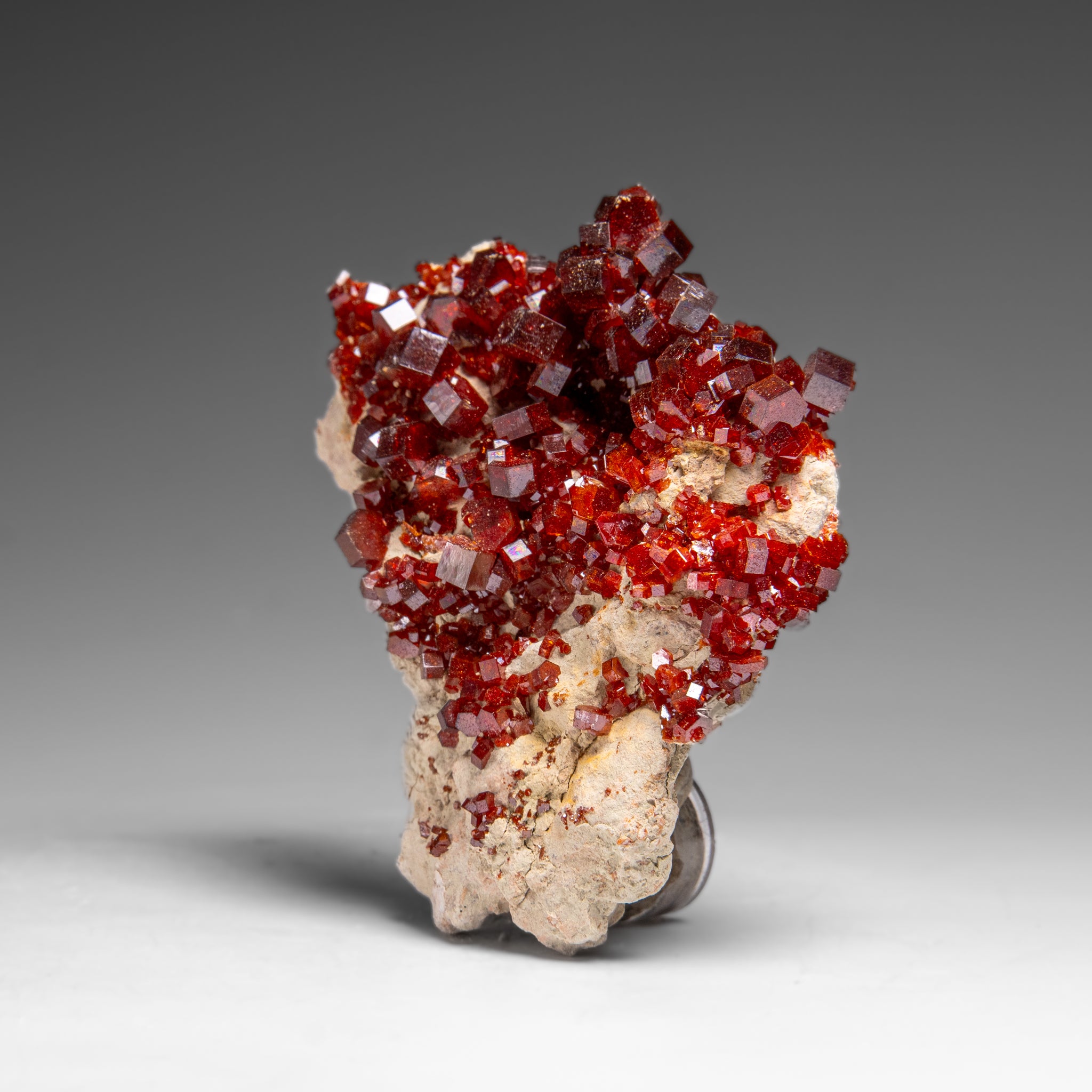 Vanadinite Crystal Cluster on Matrix from Morocco (118.7 grams)
