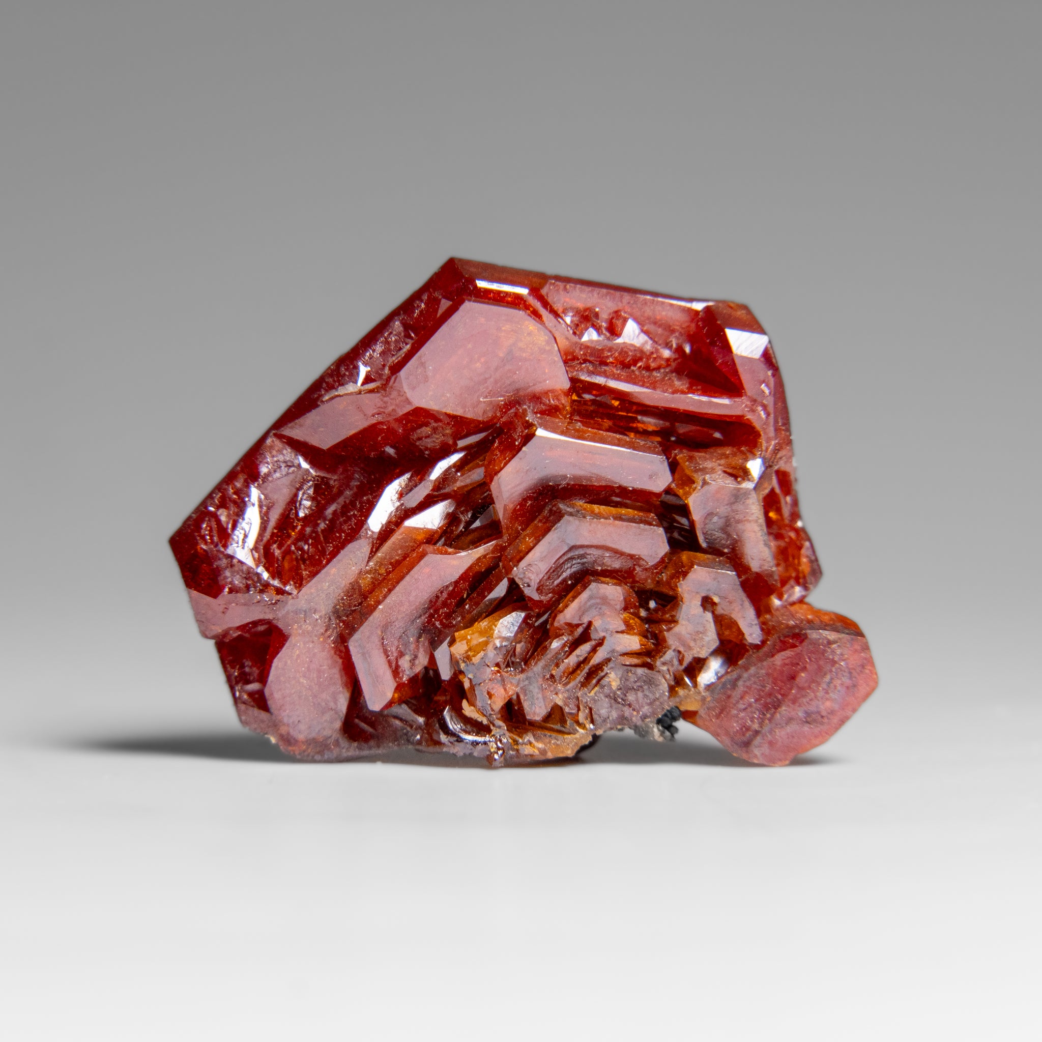 Vanadinite (Parallel Hoppered Growth) Crystal Cluster from Morocco (21.1 grams)