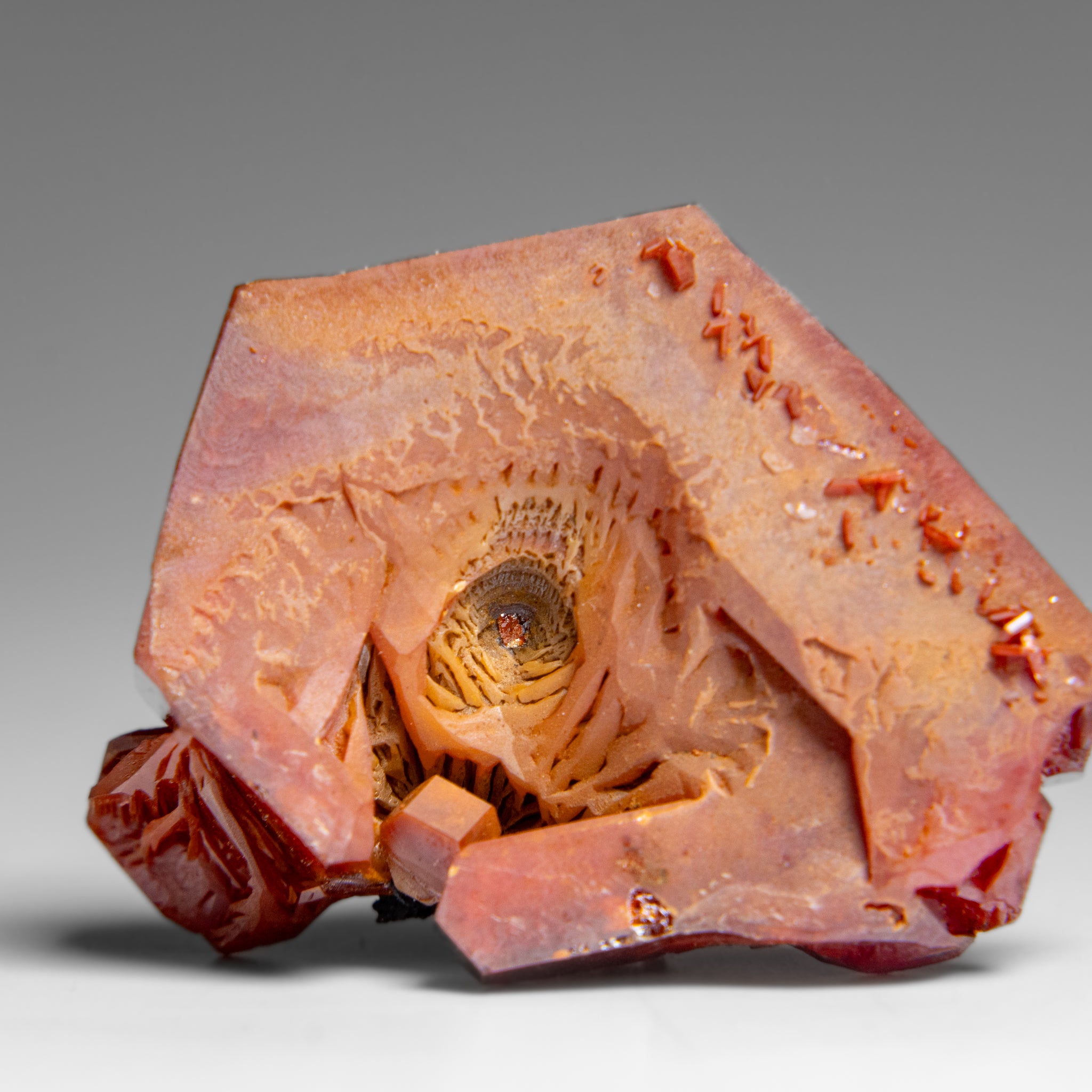 Vanadinite (Parallel Hoppered Growth) Crystal Cluster from Morocco (21.1 grams)