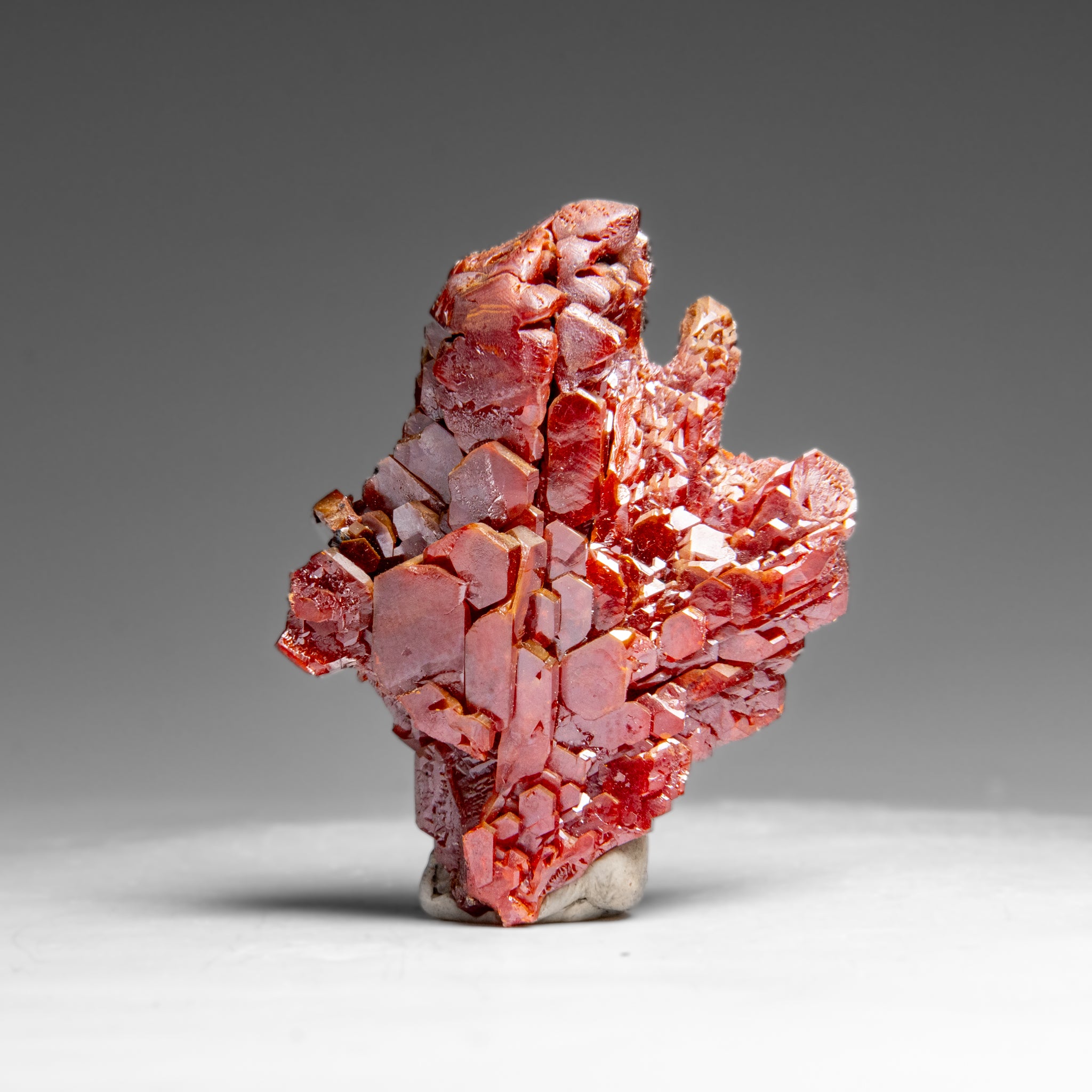 Vanadinite (Parallel Hoppered Growth) Crystal Cluster from Morocco (43.4 grams)