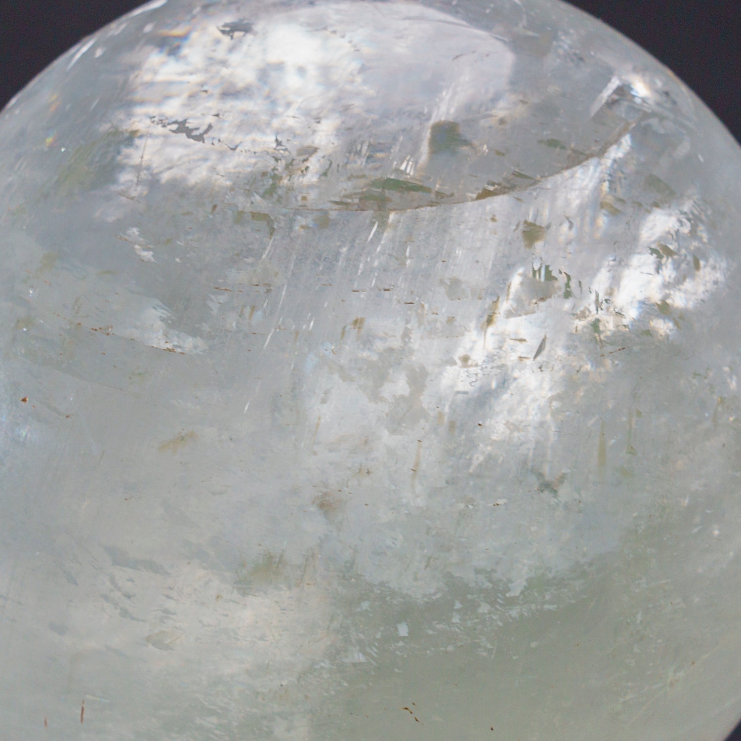 Genuine Polished Calcite Sphere From Brazil (3.5", 2 lbs)