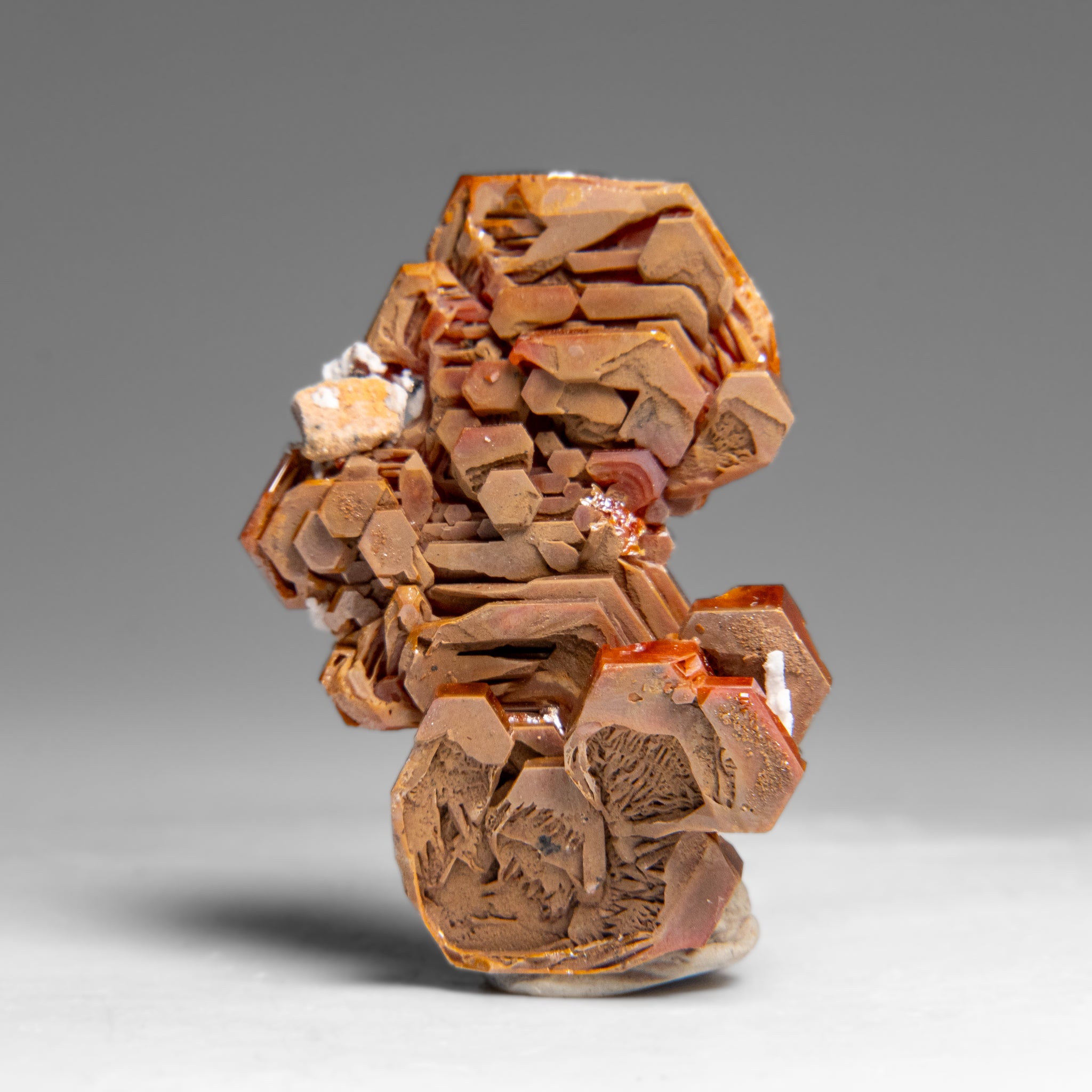 Vanadinite (Parallel Hoppered Growth) Crystal Cluster from Morocco (29.1 grams)