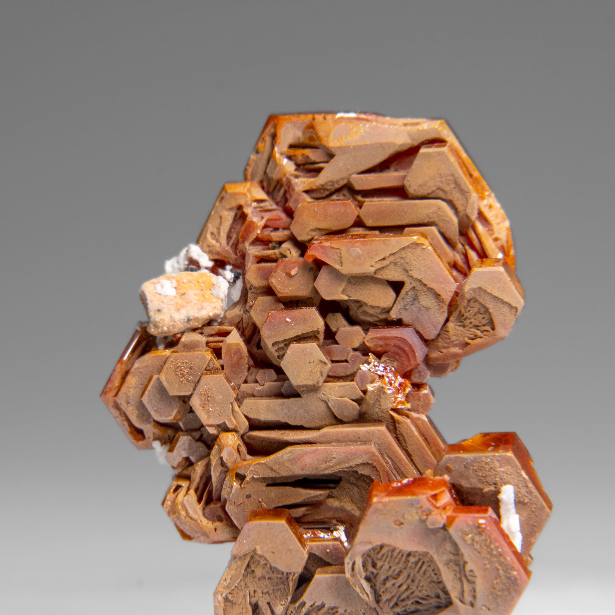 Vanadinite (Parallel Hoppered Growth) Crystal Cluster from Morocco (29.1 grams)