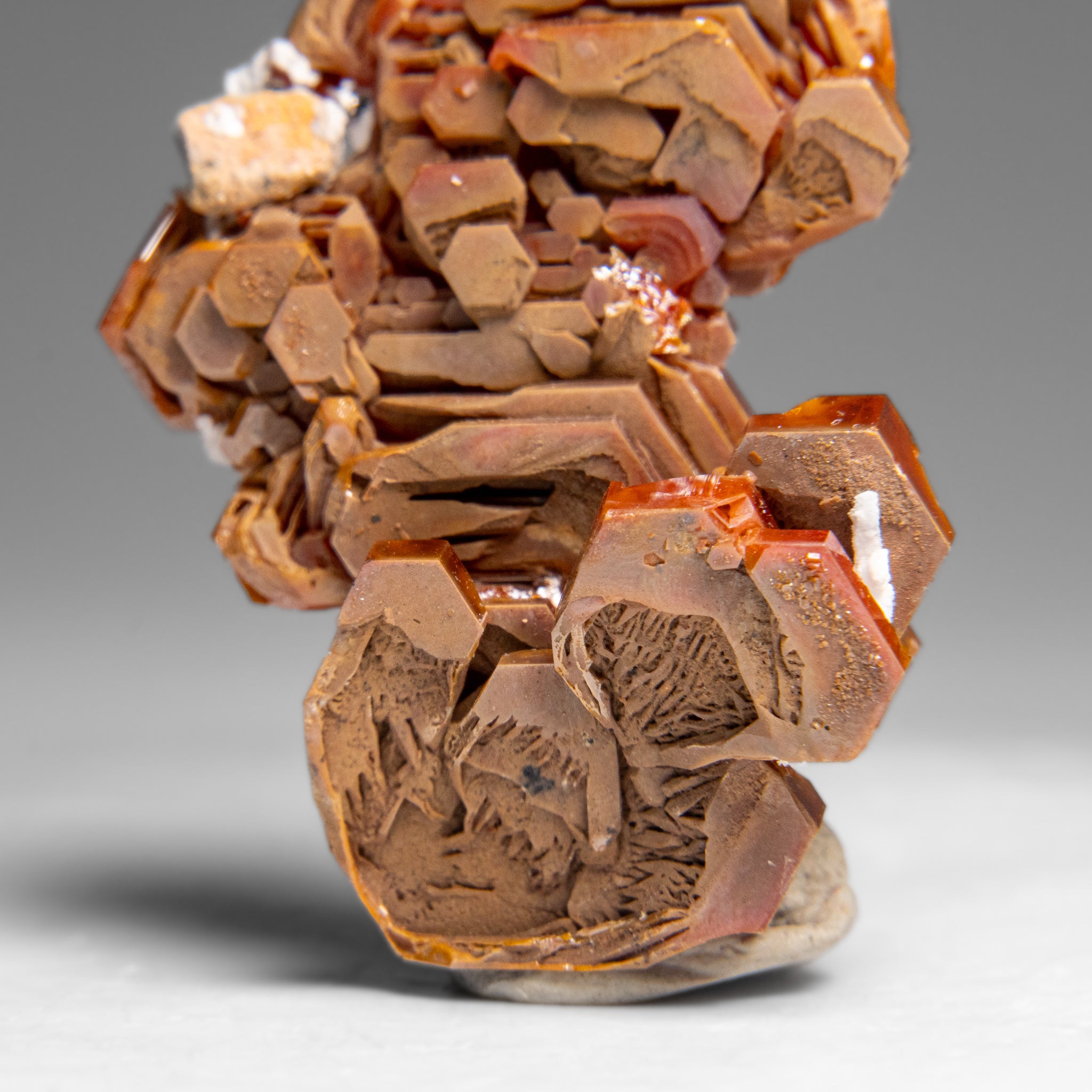 Vanadinite (Parallel Hoppered Growth) Crystal Cluster from Morocco (29.1 grams)