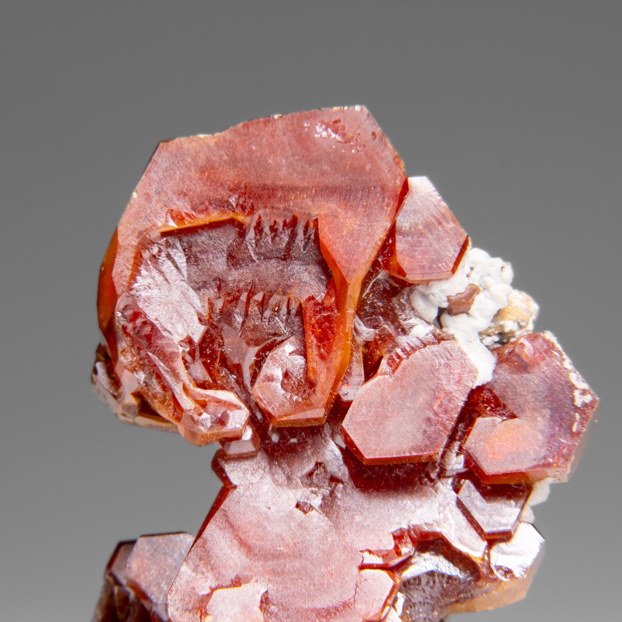 Vanadinite (Parallel Hoppered Growth) Crystal Cluster from Morocco (29.1 grams)