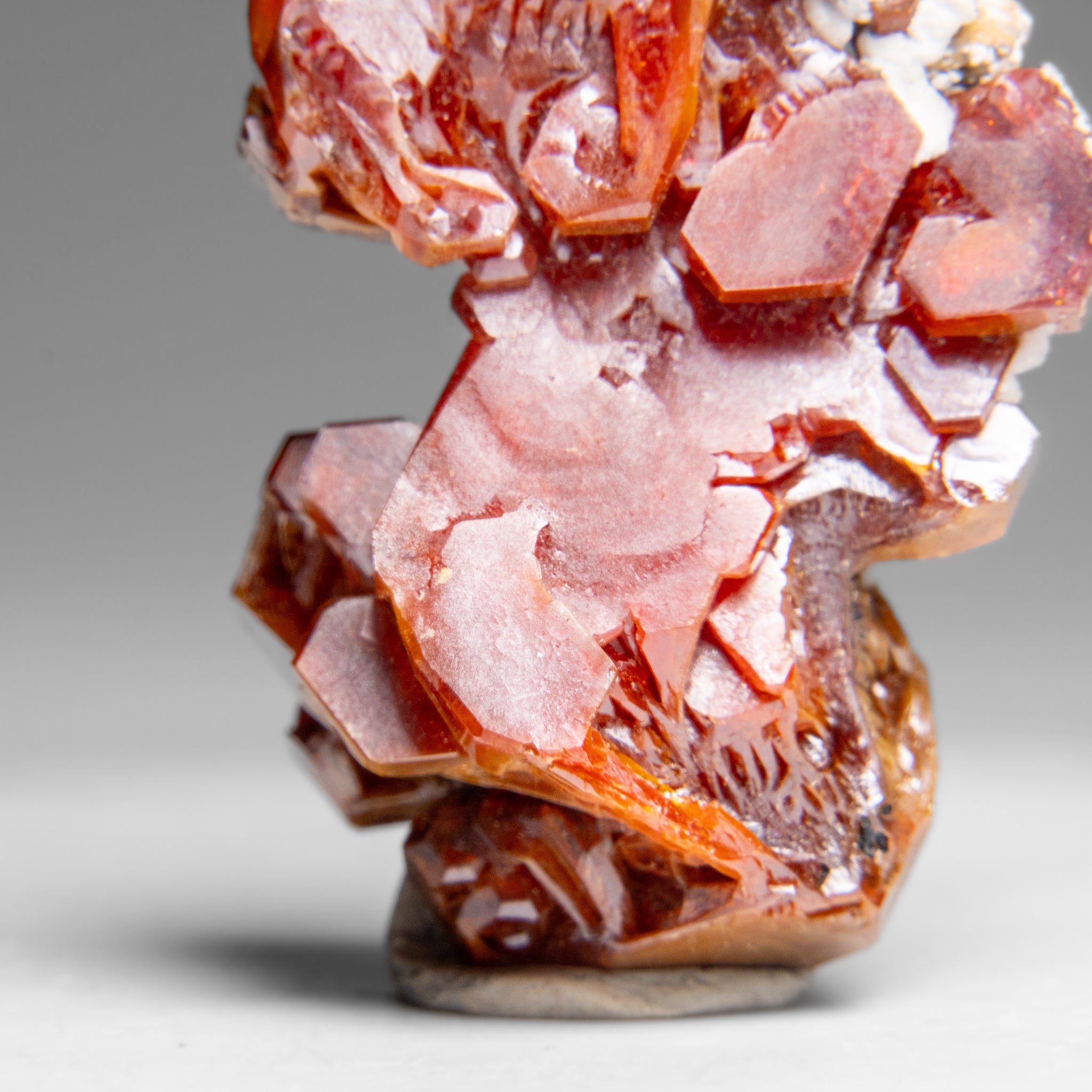 Vanadinite (Parallel Hoppered Growth) Crystal Cluster from Morocco (29.1 grams)