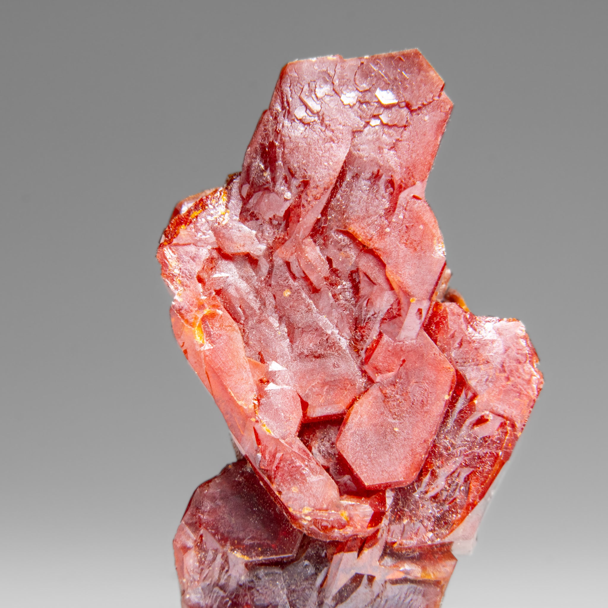 Vanadinite (Parallel Hoppered Growth) Crystal Cluster from Morocco (32.4 grams)