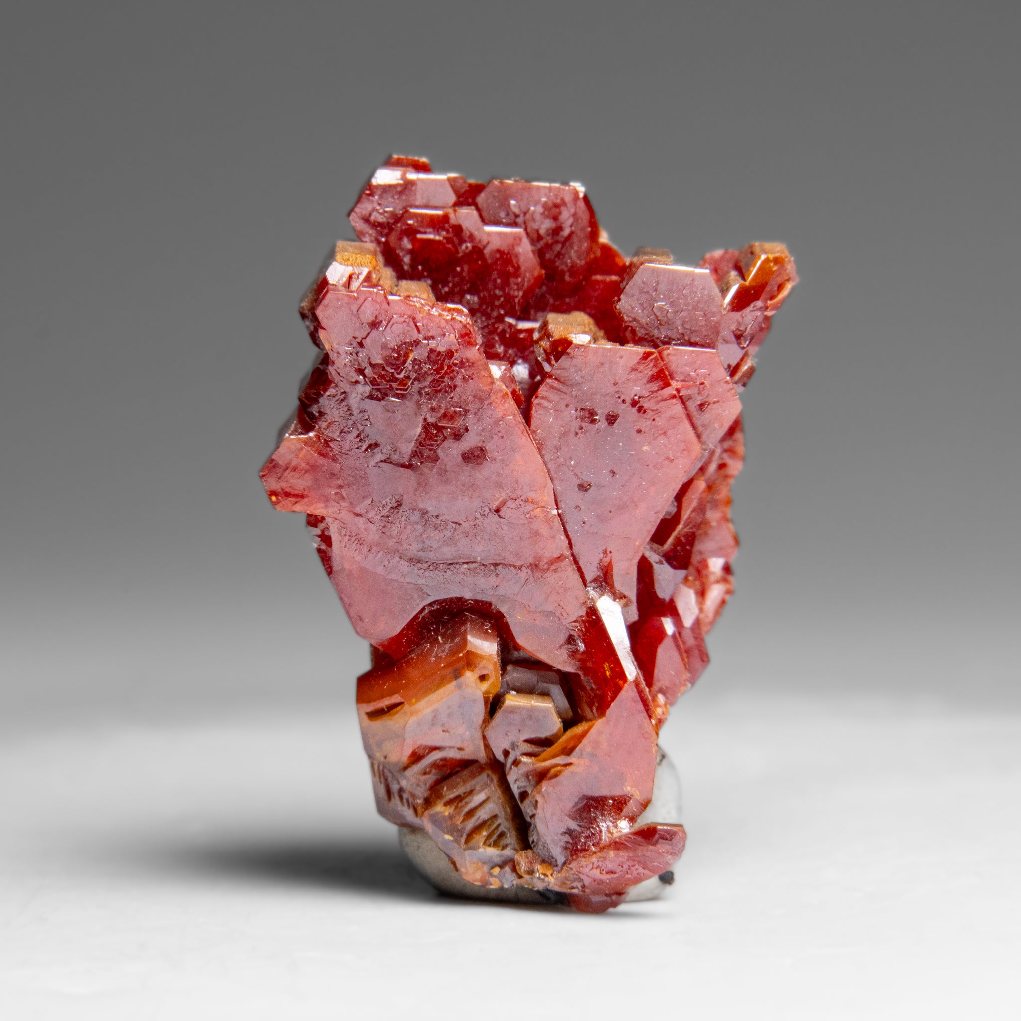 Vanadinite (Parallel Hoppered Growth) Crystal Cluster from Morocco (32.1 grams)