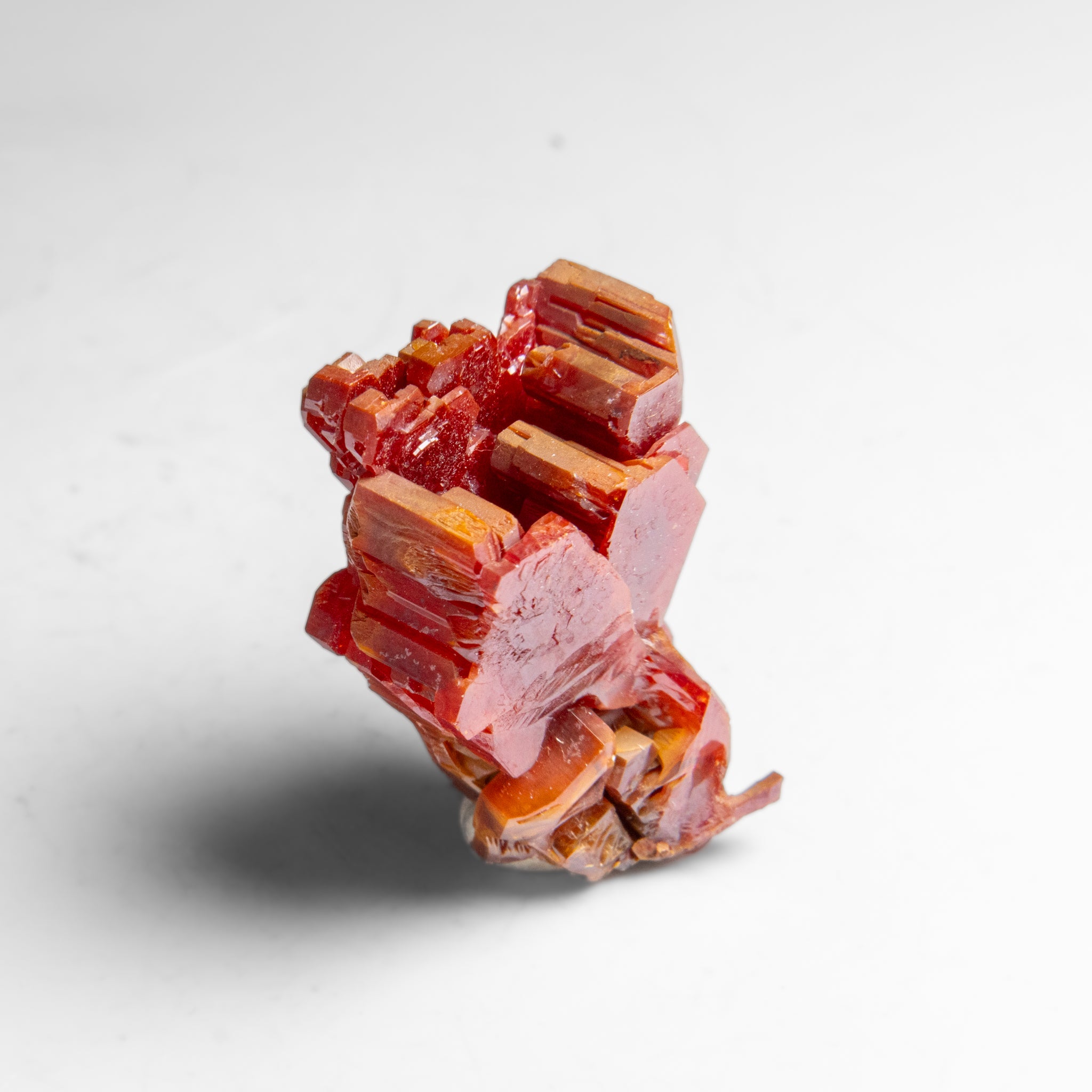 Vanadinite (Parallel Hoppered Growth) Crystal Cluster from Morocco (32.1 grams)