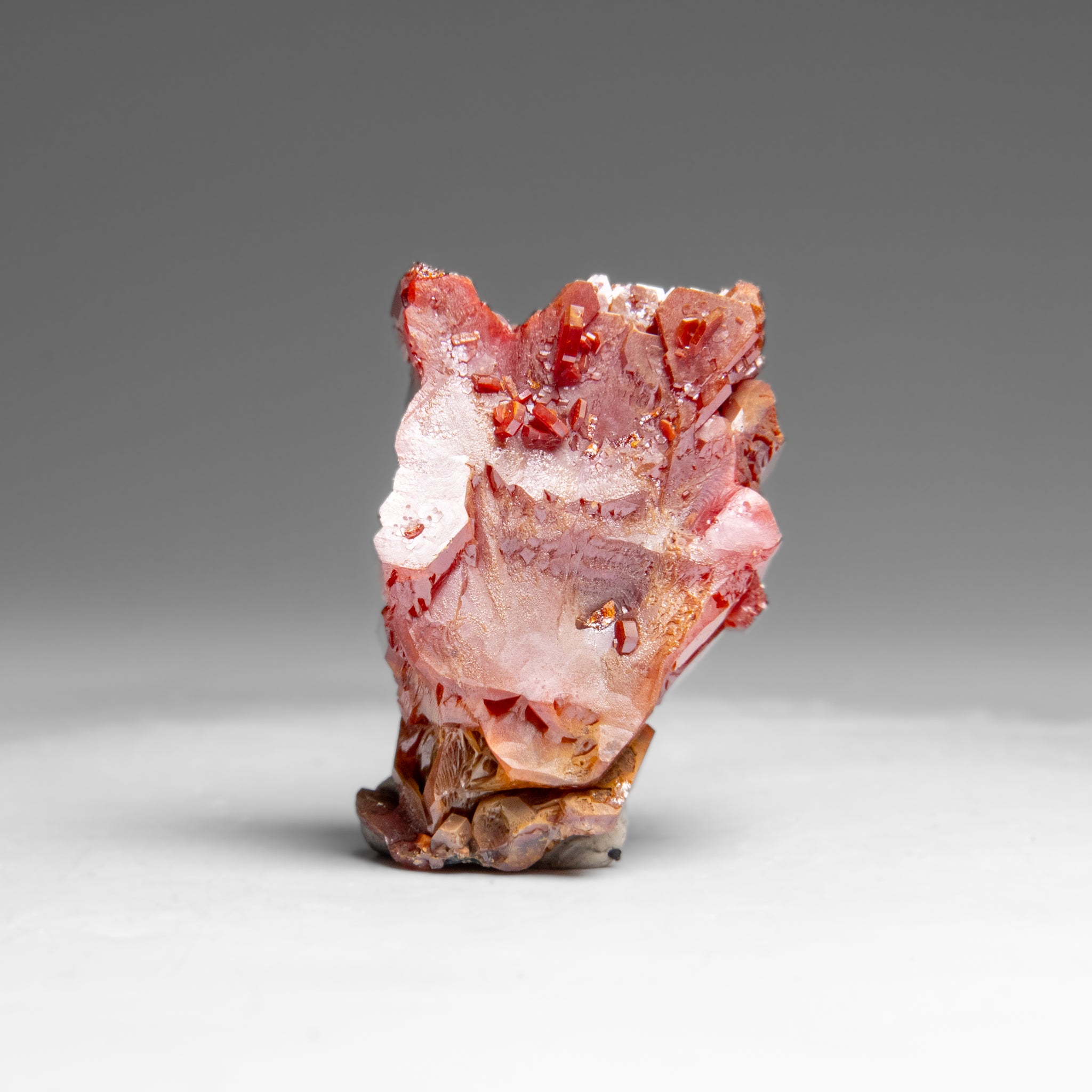 Vanadinite (Parallel Hoppered Growth) Crystal Cluster from Morocco (32.1 grams)